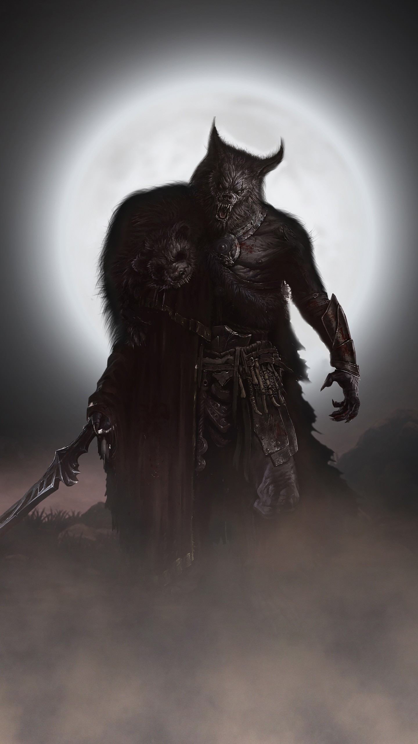 Dark Werewolf 4K HD Wallpaper