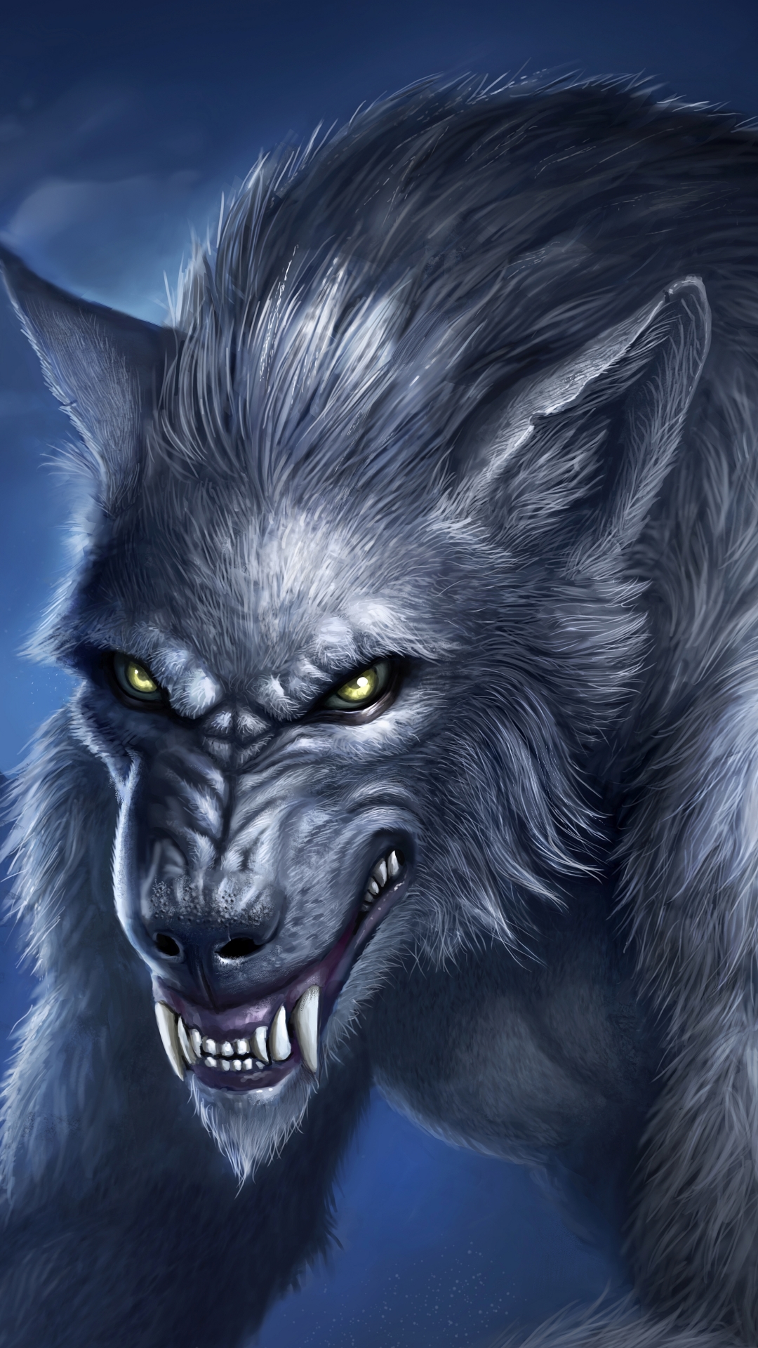 Phone wallpaper: Werewolf, Dark 1336370