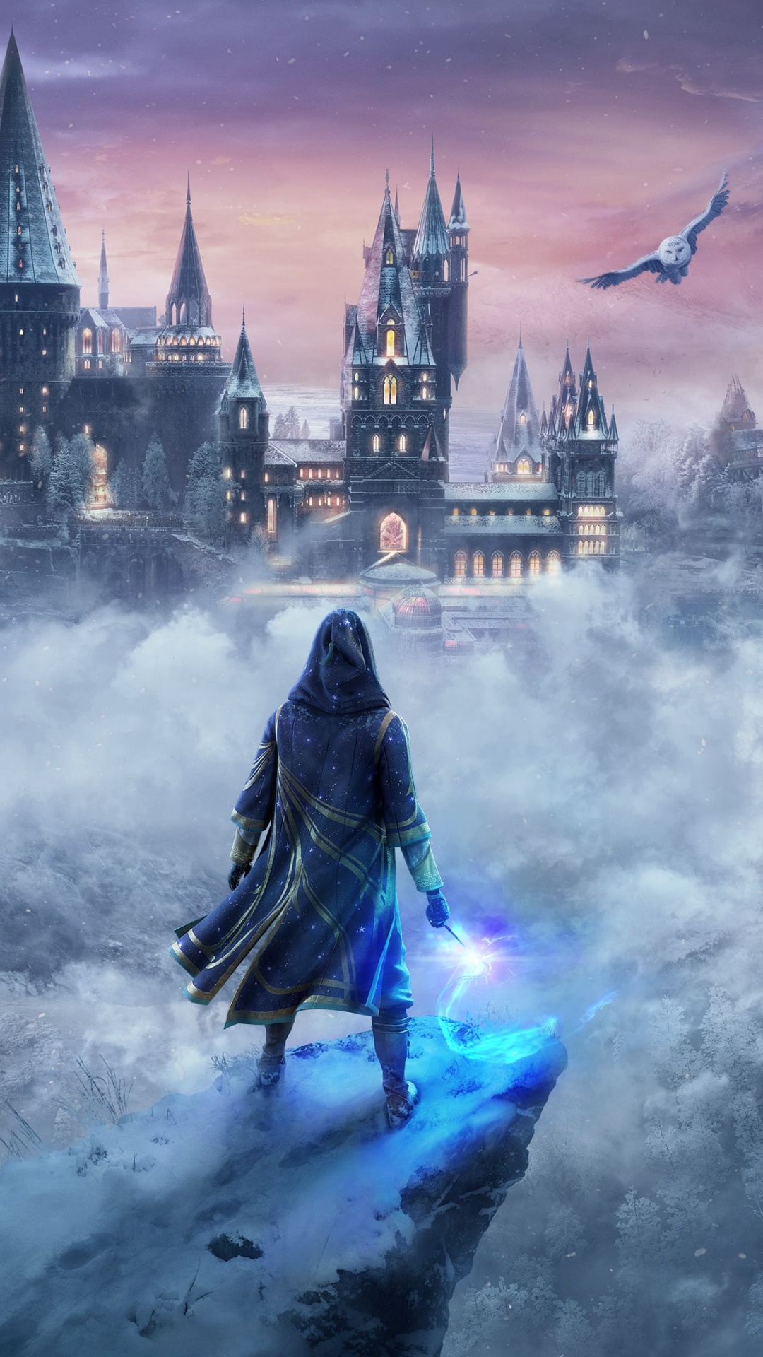 Hogwarts Legacy Wallpaper 4K, Winter, Video Game