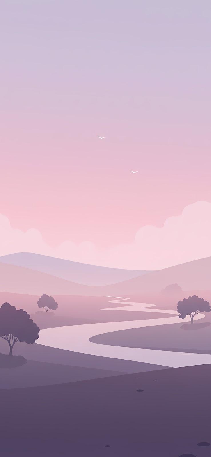 iPhone 17 Ultra, Pro Max, Air Concept Wallpaper iOS 19: Minimalist Landscape