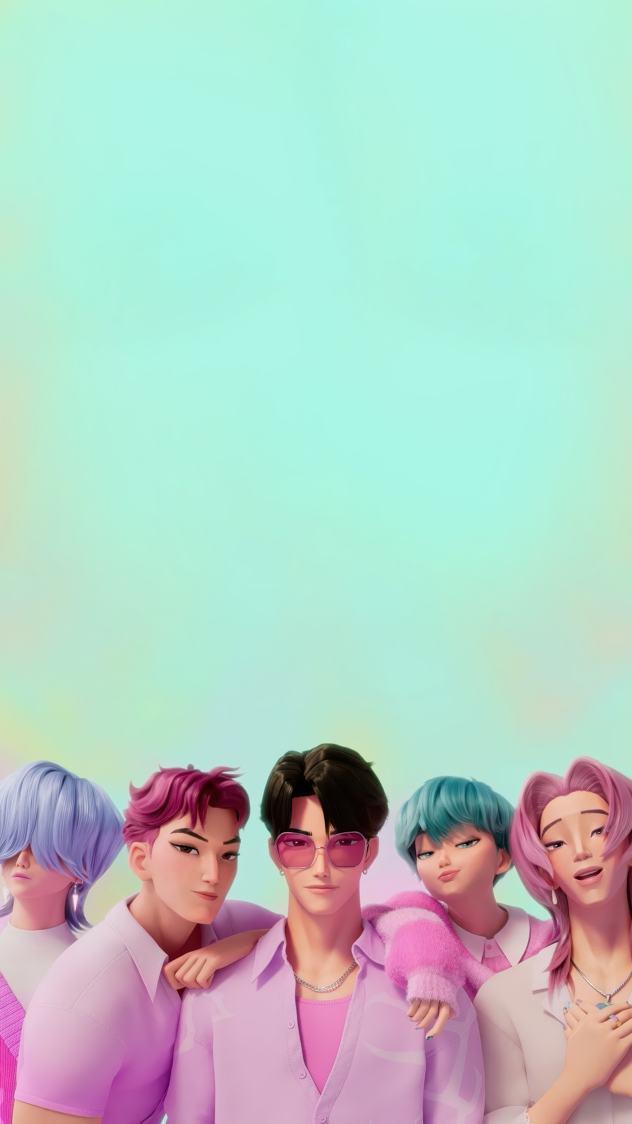 Kpop Demon Hunters Saja Boys 4K Wallpaper iPhone HD Phone