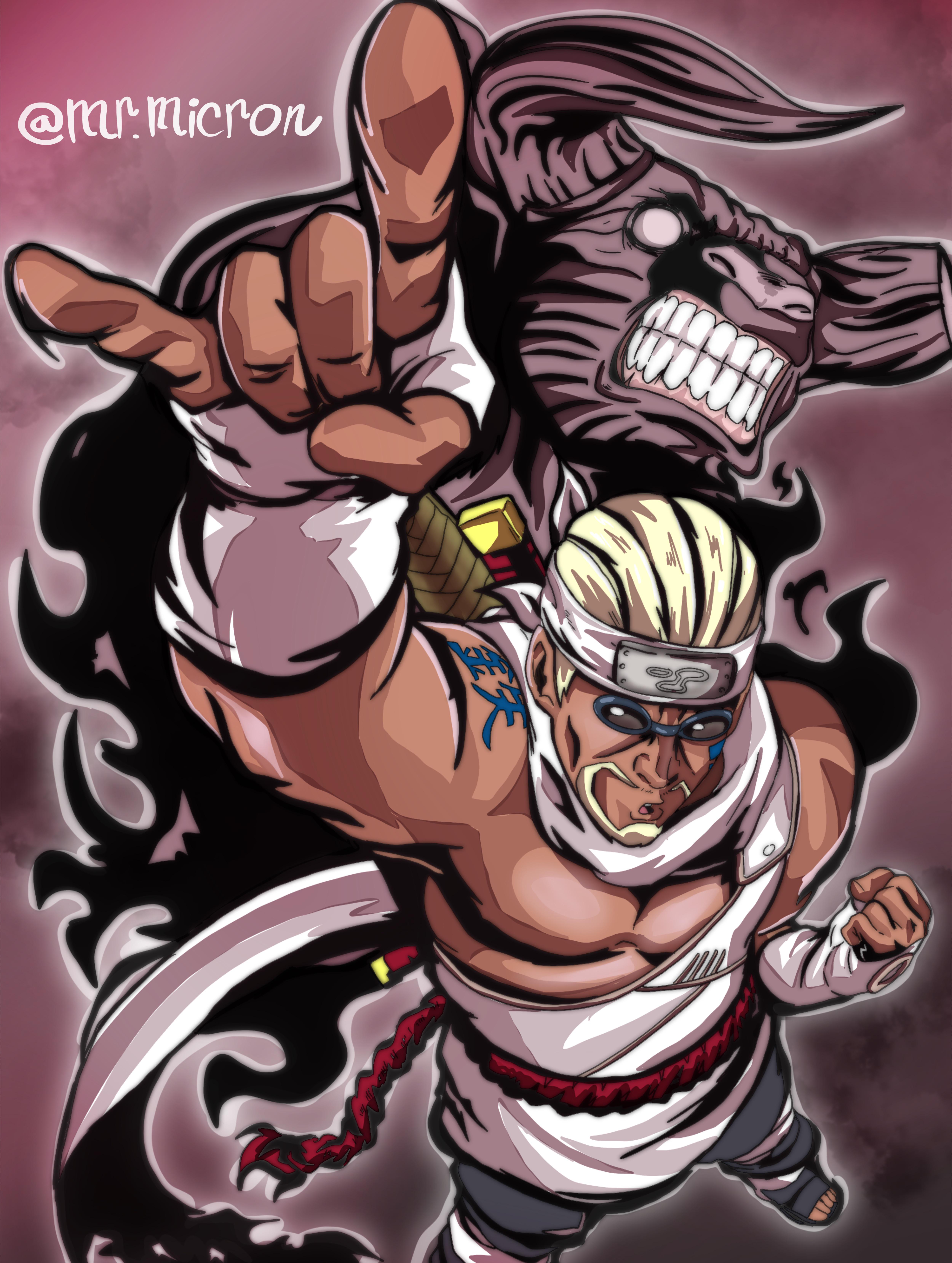 I did some fanart of Killer Bee!! My absolute fav jinchuriki!