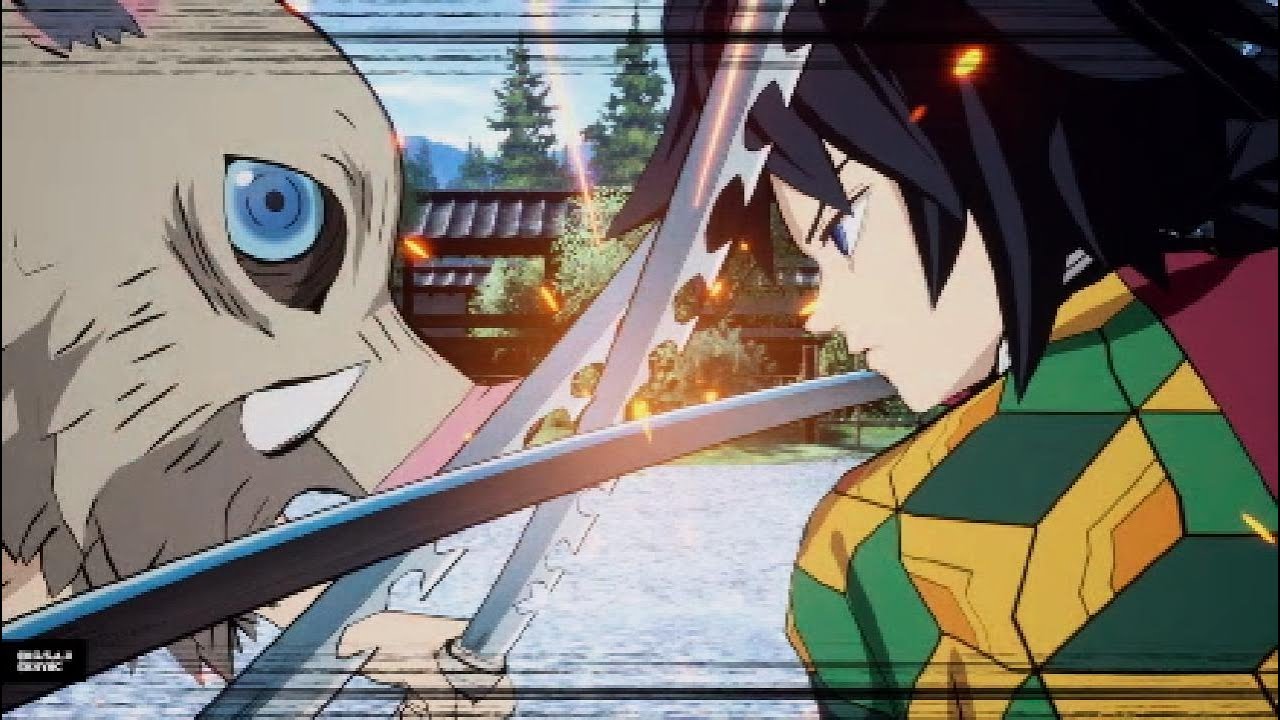 Demon Slayer (PS5): Inosuke Hashibira vs. Giyu Tomioka
