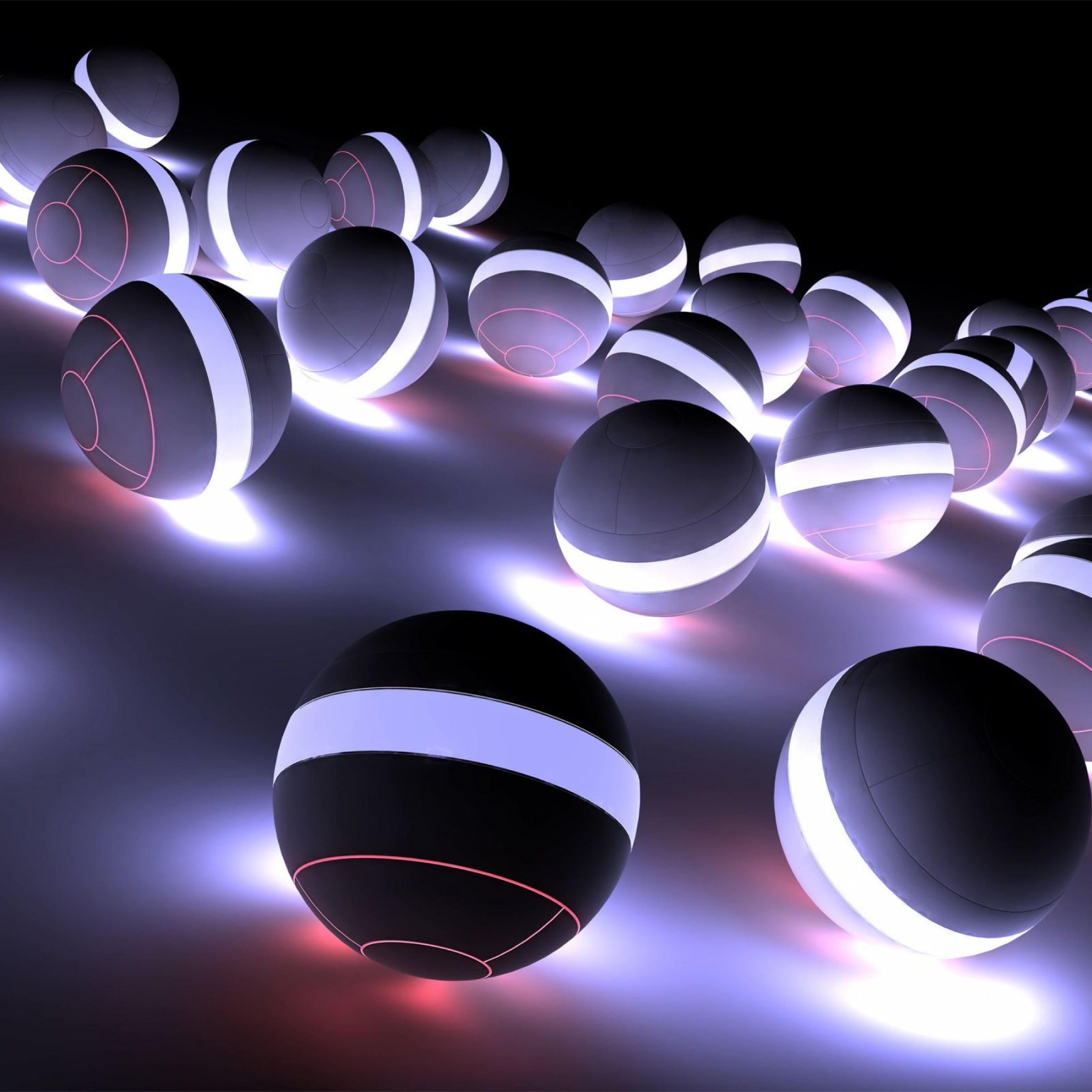 Cool black sphere. wallpaper.sc iPad