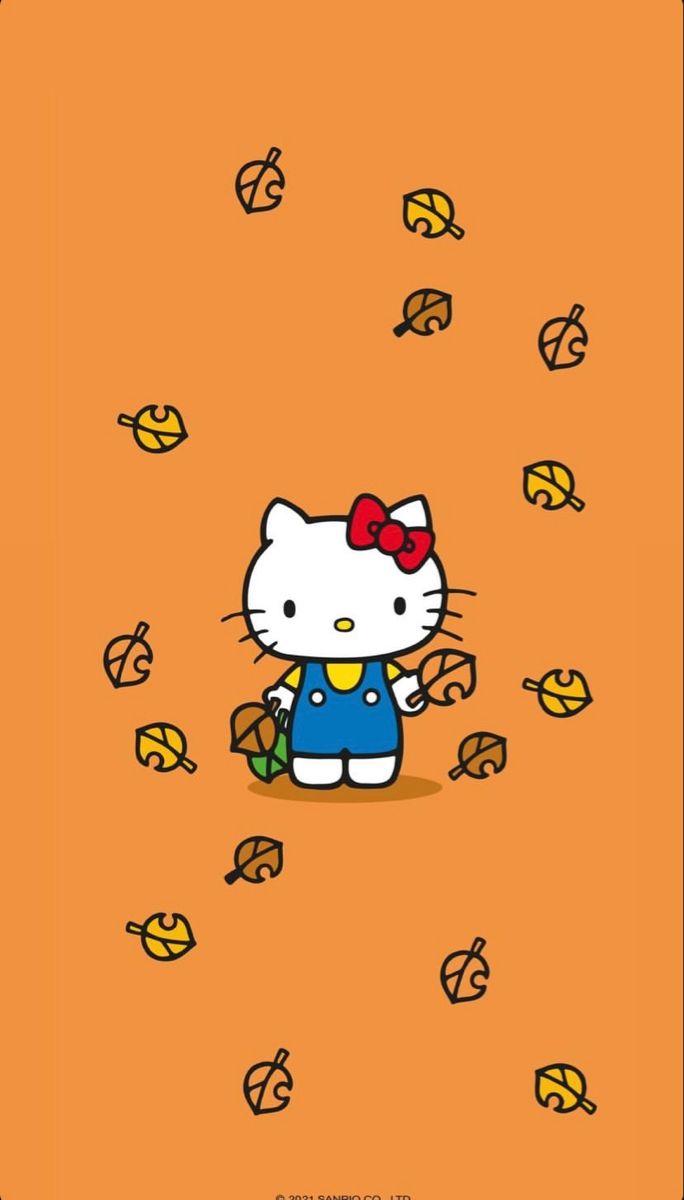 Halloween vibes. Hello kitty halloween wallpaper, Walpaper hello kitty, Hello kitty iphone wallpaper