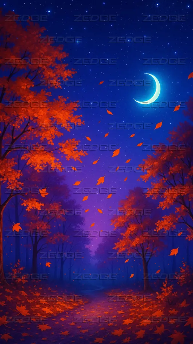 Neon Autumn Nights wallpaper by Dont Be Jealous