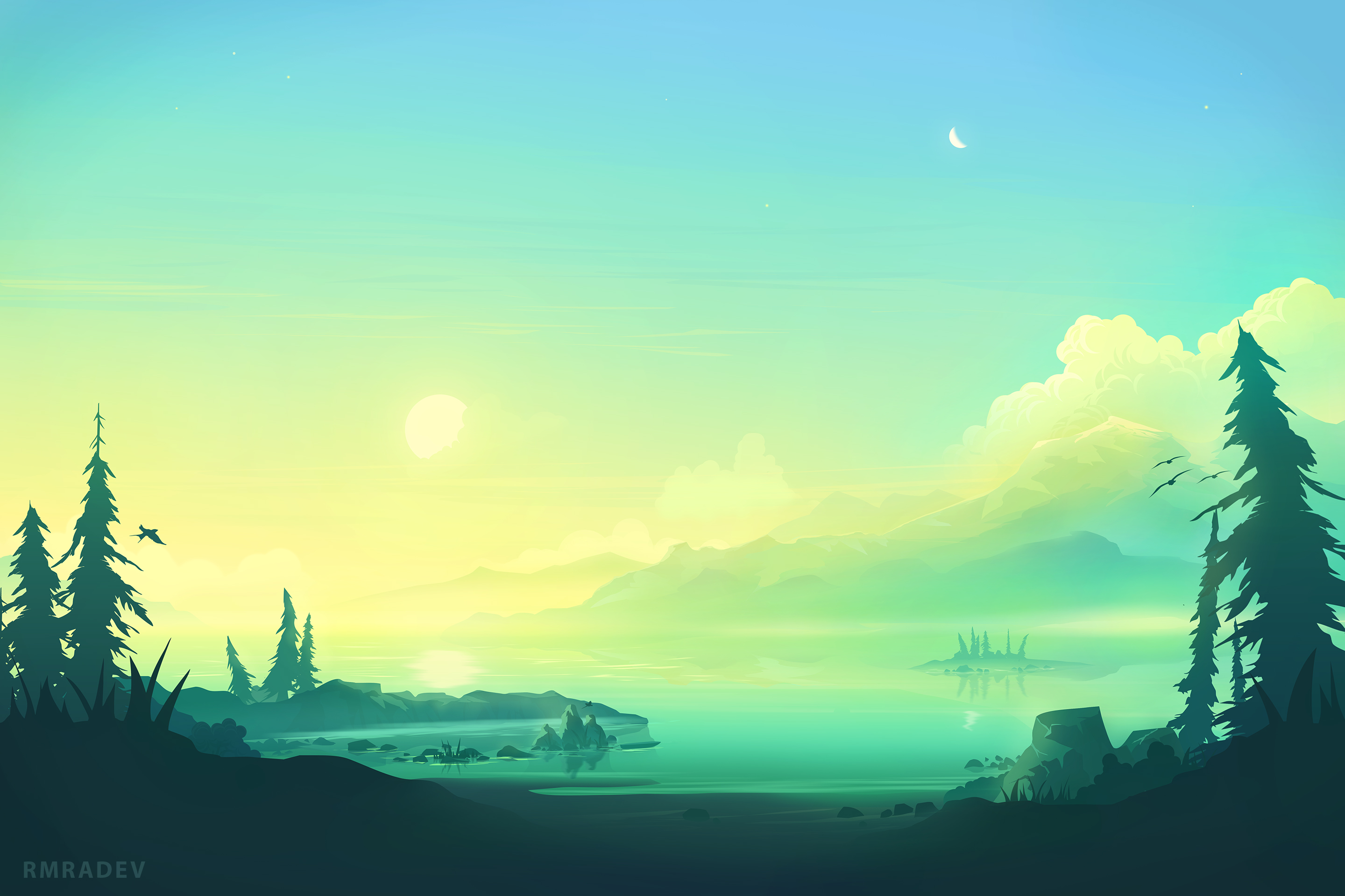 Download Artistic Landscape HD Wallpaper