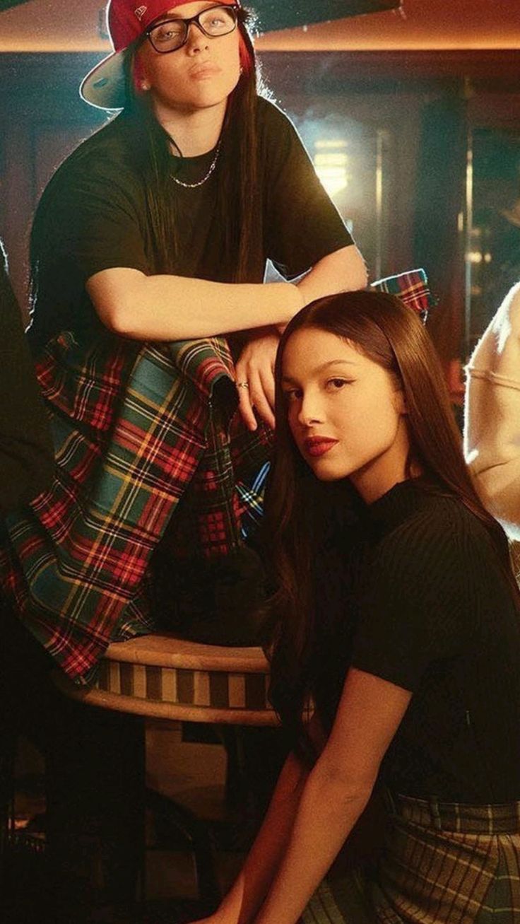 Billie Eilish and Olivia Rodrigo wallpaper