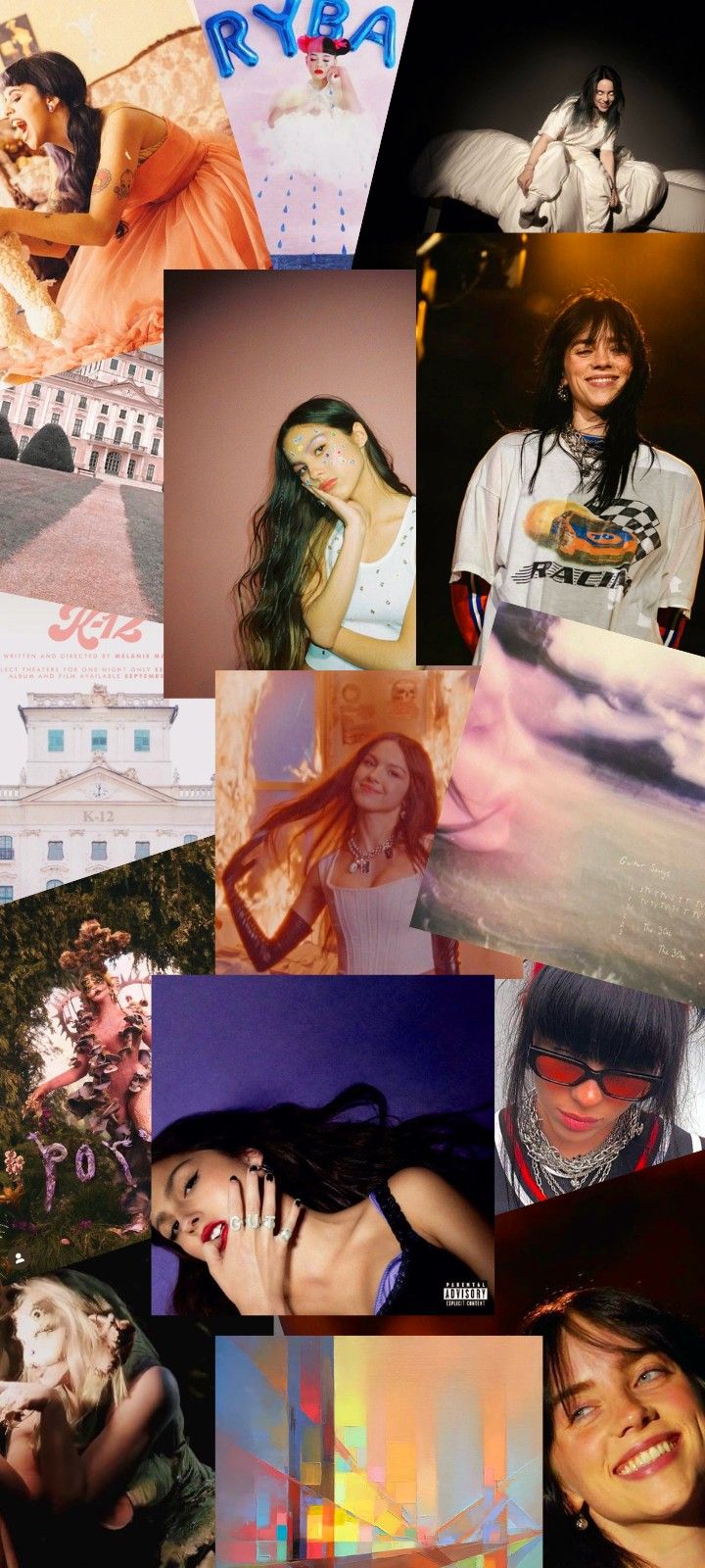 Melanie Martinez, Olivia Rodrigo e Billie Eilish