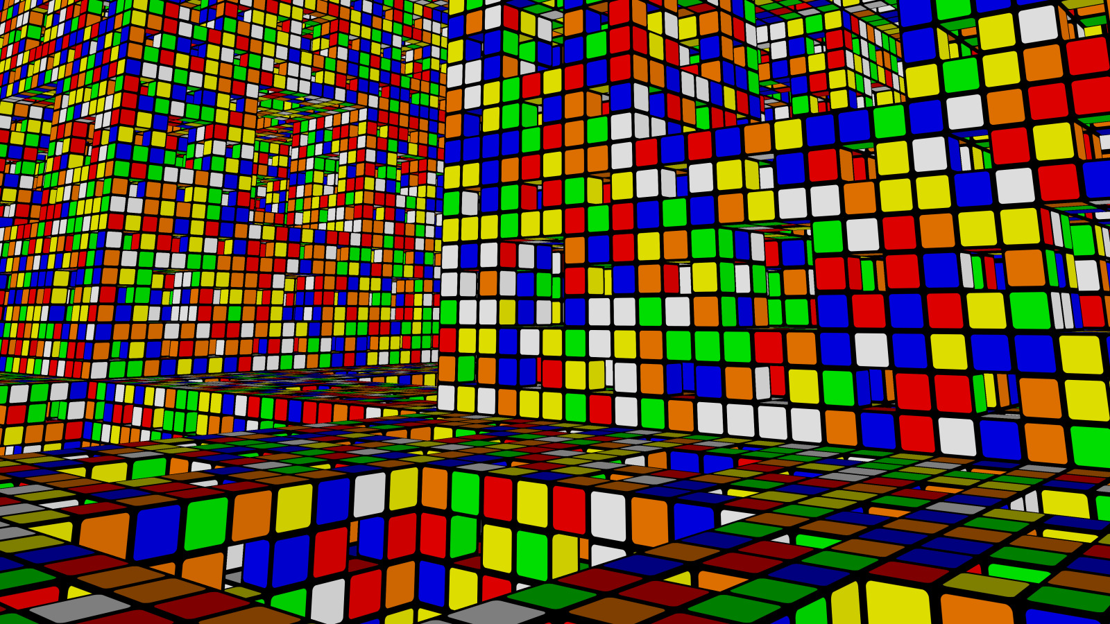 digital Art, Tiles, Square, Colorful, Cube, 3D, Rubiks Cube Wallpaper HD / Desktop and Mobile Background