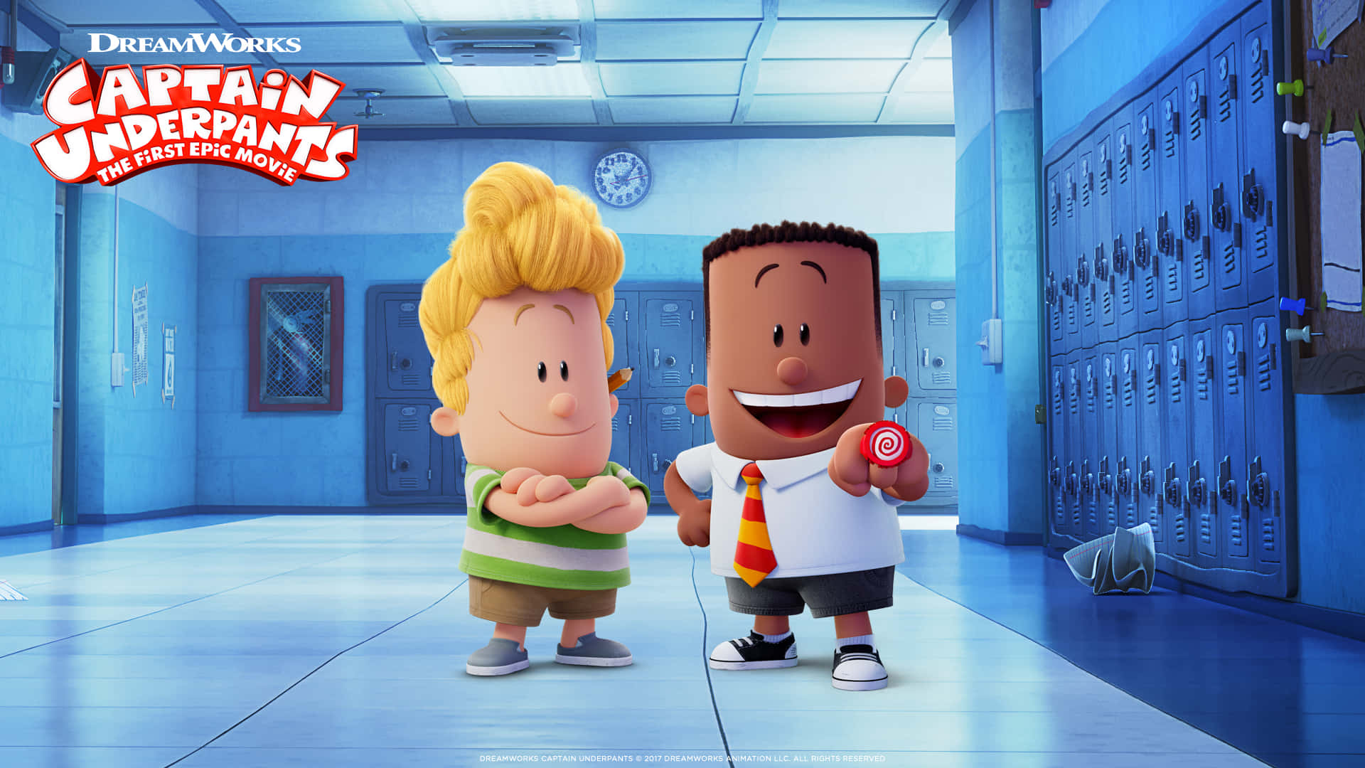 Download Captain Underpants: The First Epic Movie George And Harold School Wallpaper