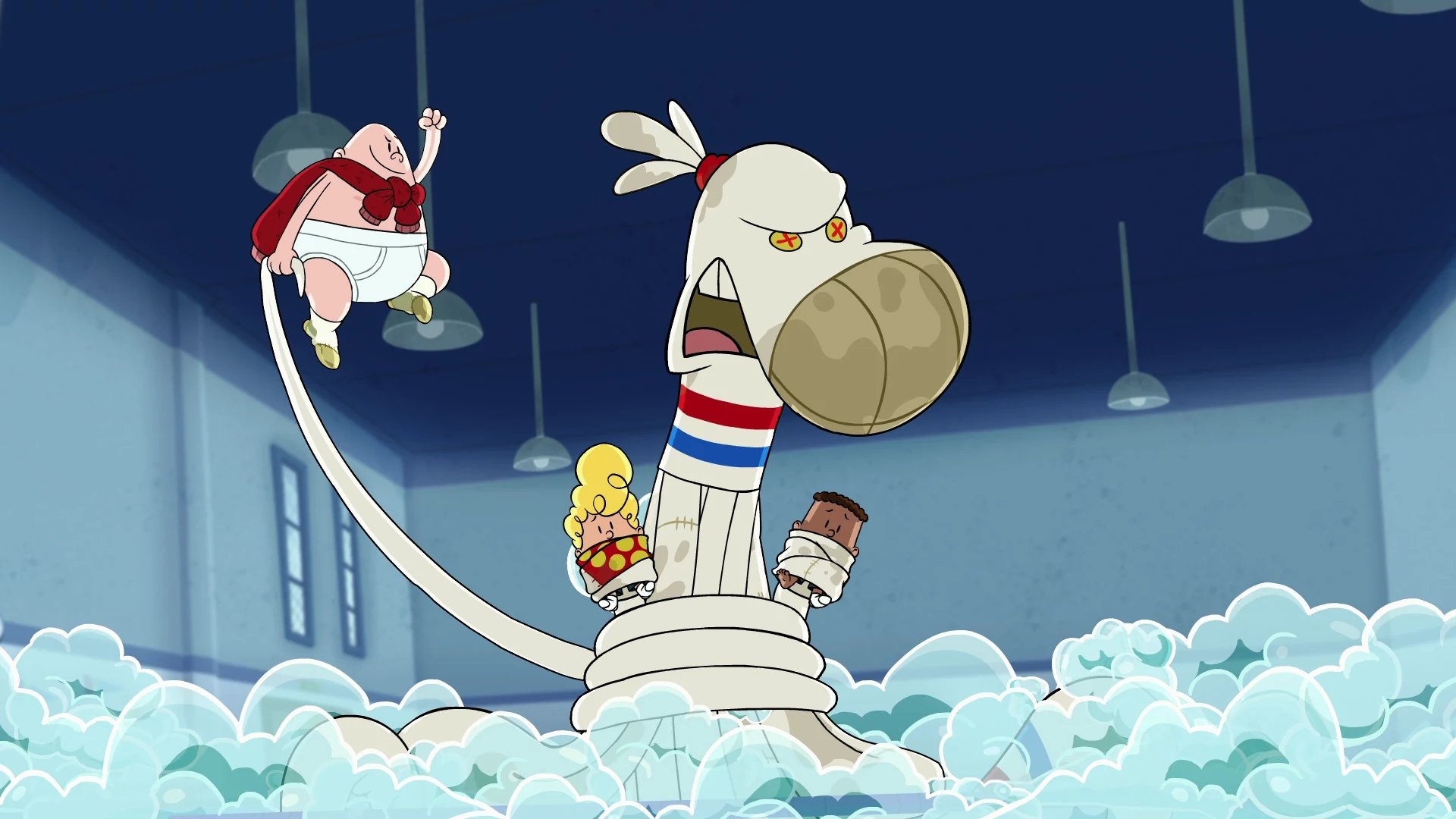 The Epic Tales of Captain Underpants: Season 1 Underpants and the Strange Strife of the Smelly Socktopus - (S1E9)