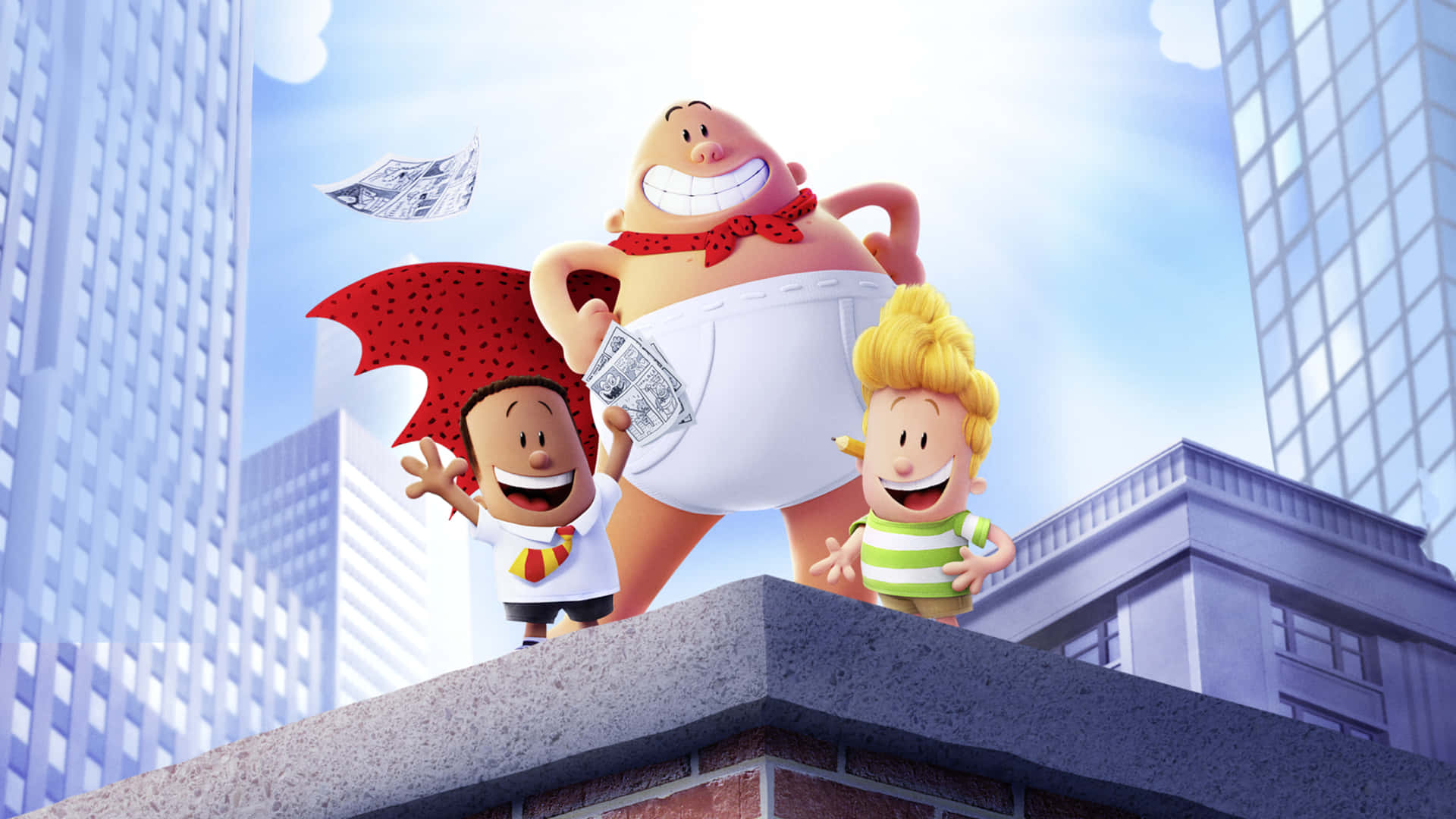 Captain Underpants The First Epic Movie Wallpaper