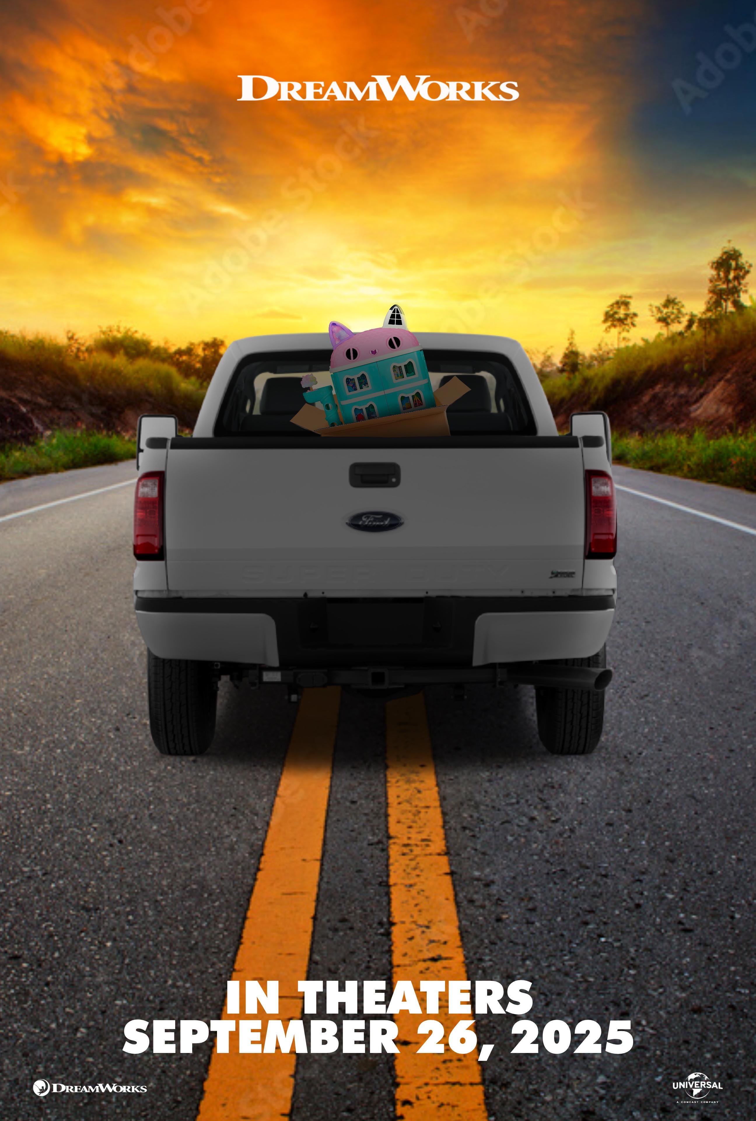 I'll made an teaser poster of Gabby's Dollhouse: The Movie!