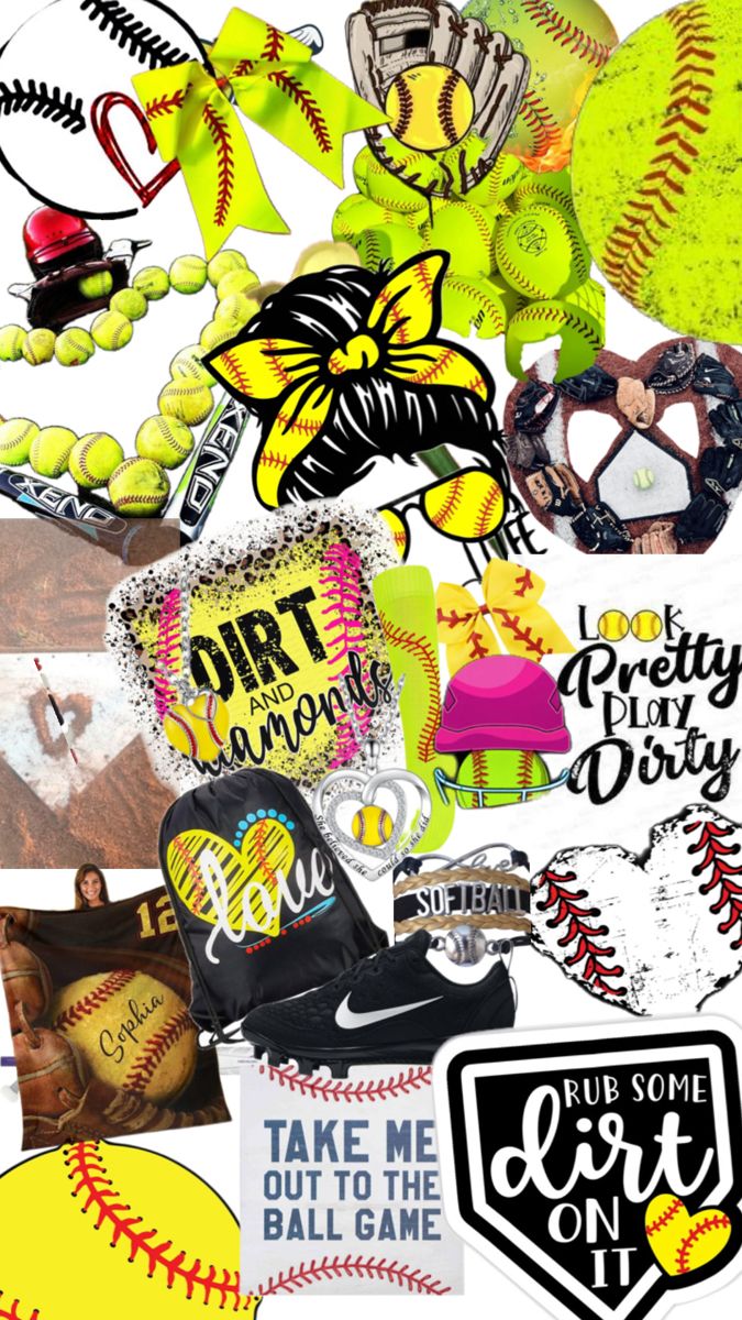 Softball quotes, Softball background, Softball life