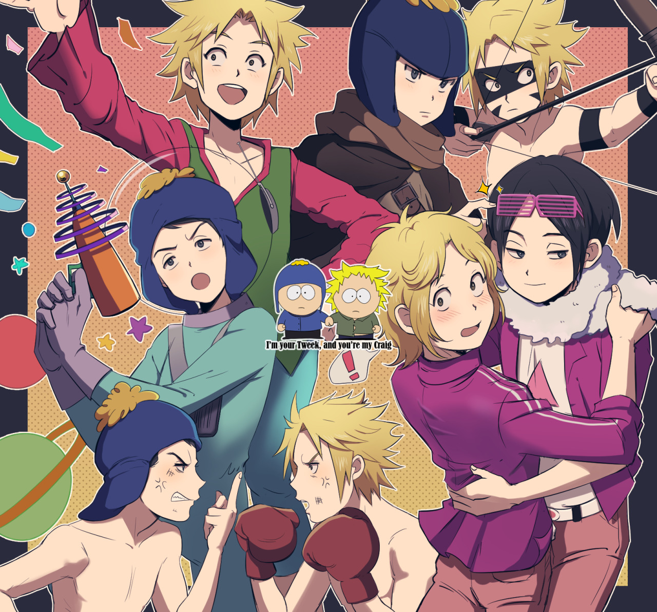 image tagged with creek, south park, craig x tweek