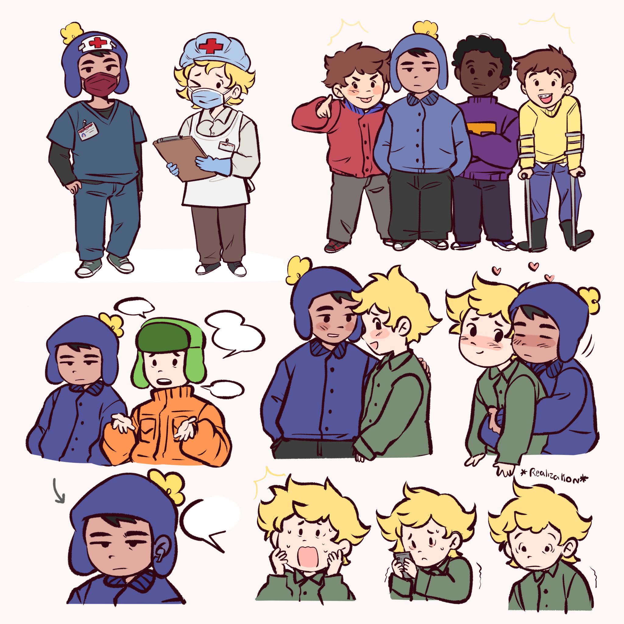 Phone wallpaper: Tv Show, South Park, Tweek Tweak, Kyle Broflovski, Tolkien Black, Jimmy Valmer, Craig Tucker, Clyde Donovan 1182873