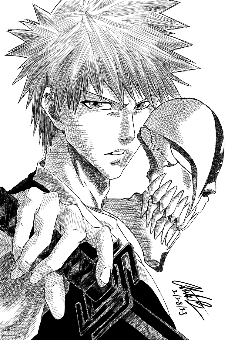 Ichigo Kurosaki (Bleach) Digital Ink
