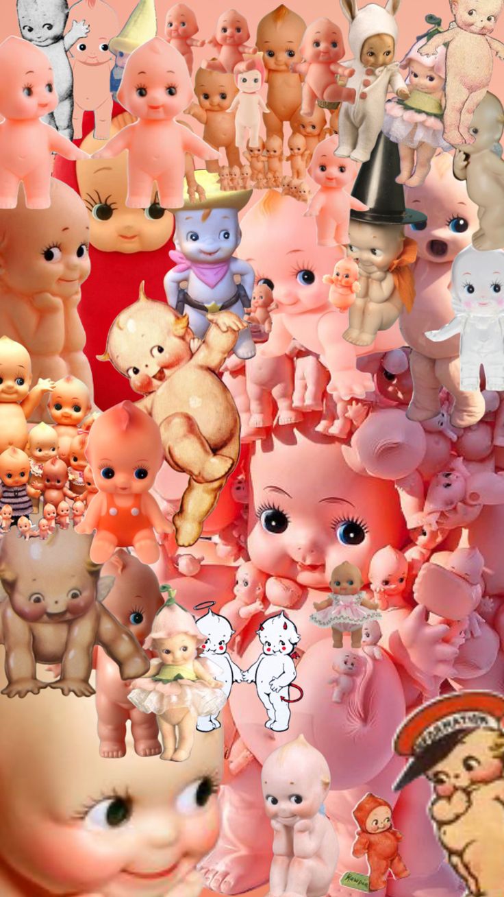 kewpie #kewpiebaby #pink #pastel #nostalgia #doll