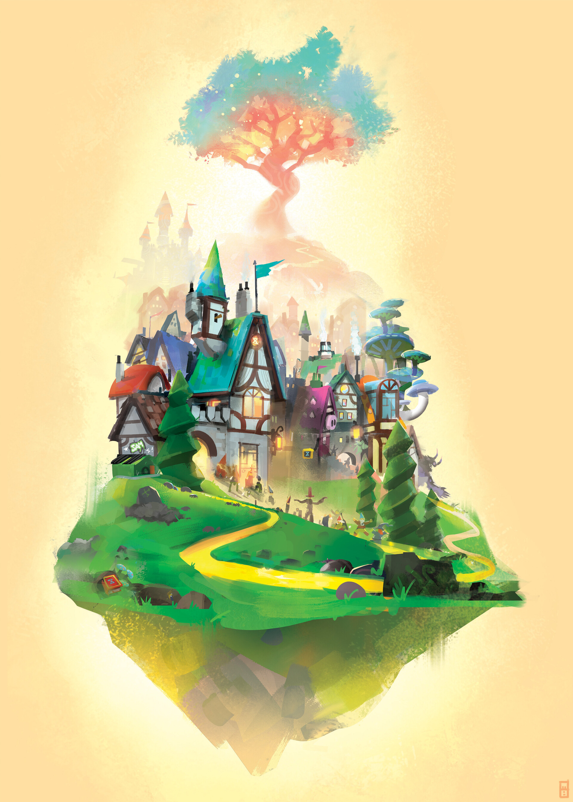 LEGO Dreamzzz Realm Concept Art