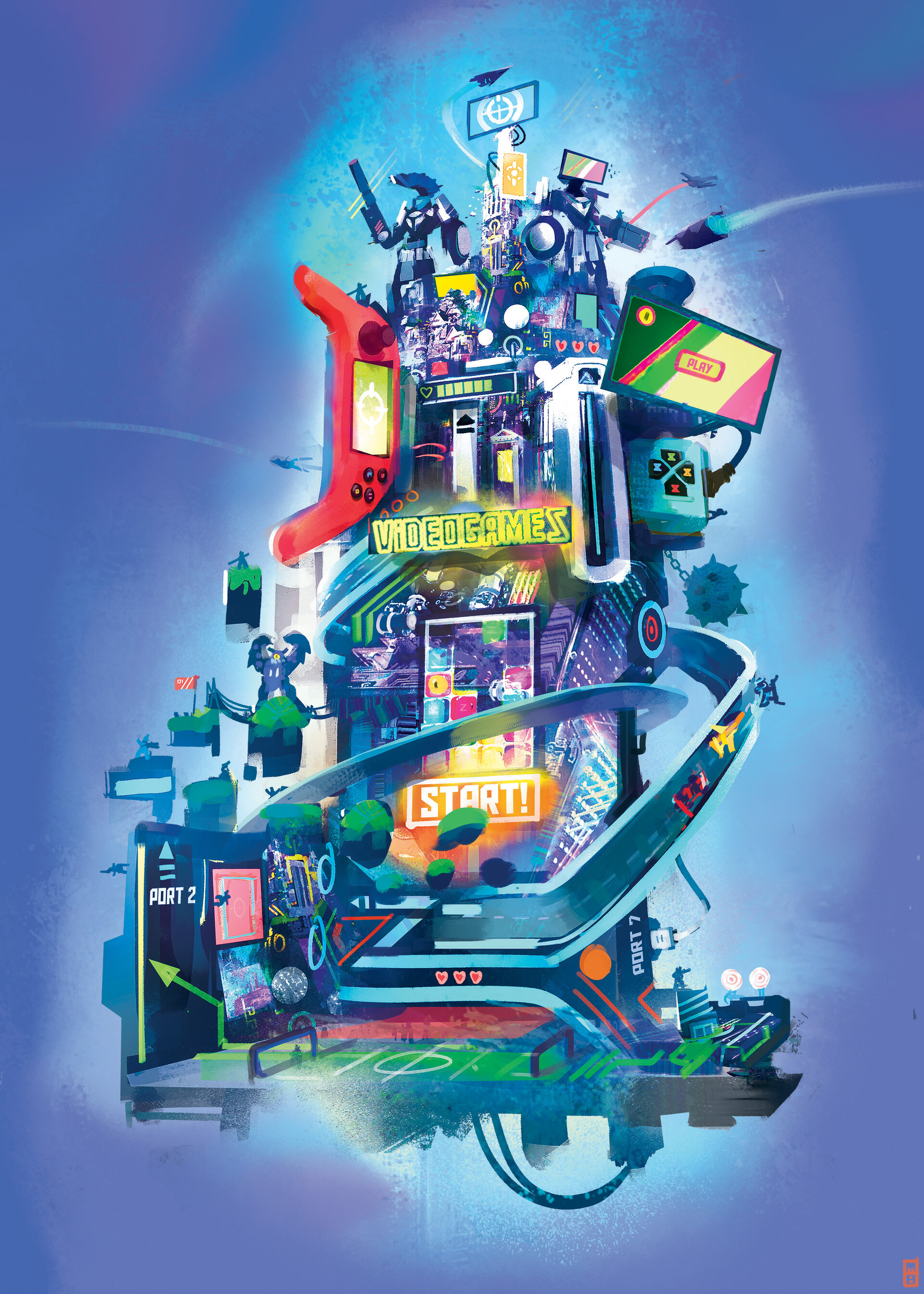 LEGO Dreamzzz Realm Concept Art