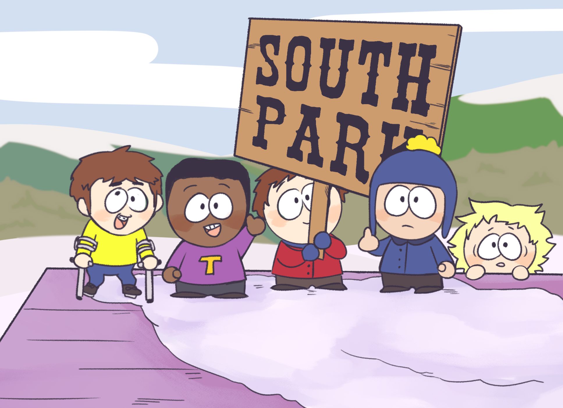 Phone wallpaper: Tv Show, South Park, Clyde Donovan, Craig Tucker, Jimmy Valmer, Tolkien Black, Tweek Tweak 505976