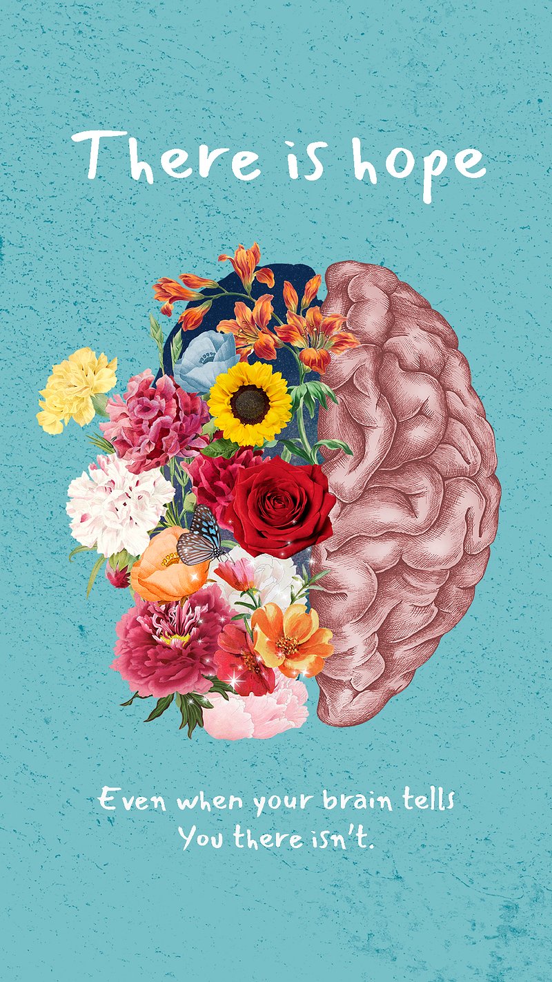 Mental Health Brain Image Wallpaper