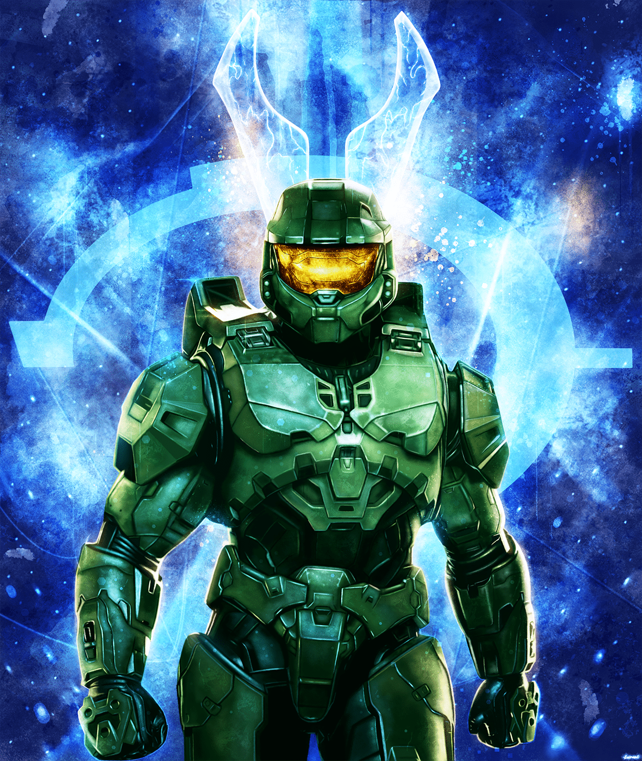 Halo Chief. Poster By P1xer
