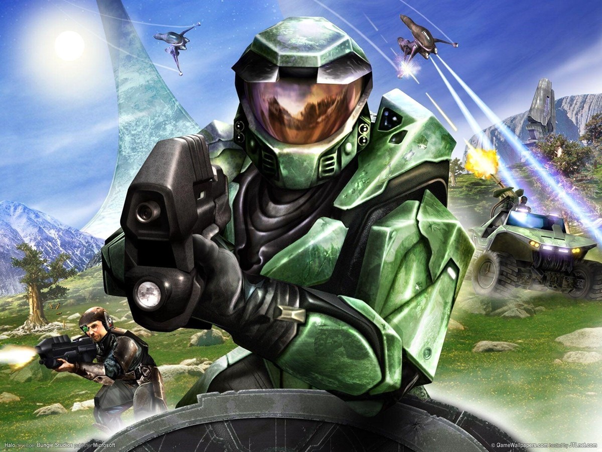 Halo Combat Evolved PC Xbox 360 Series S X Master Chief Game Art Print Poster