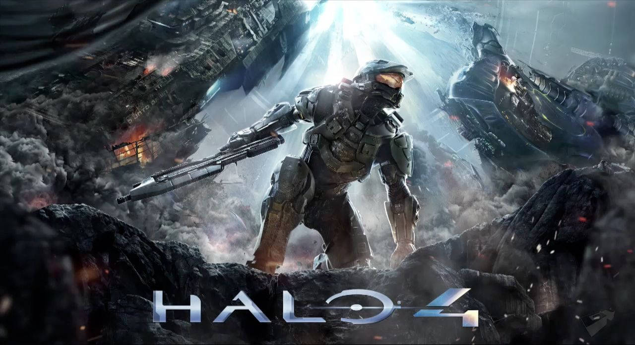 Download Halo 4 Master Chief In Ruins Wallpaper