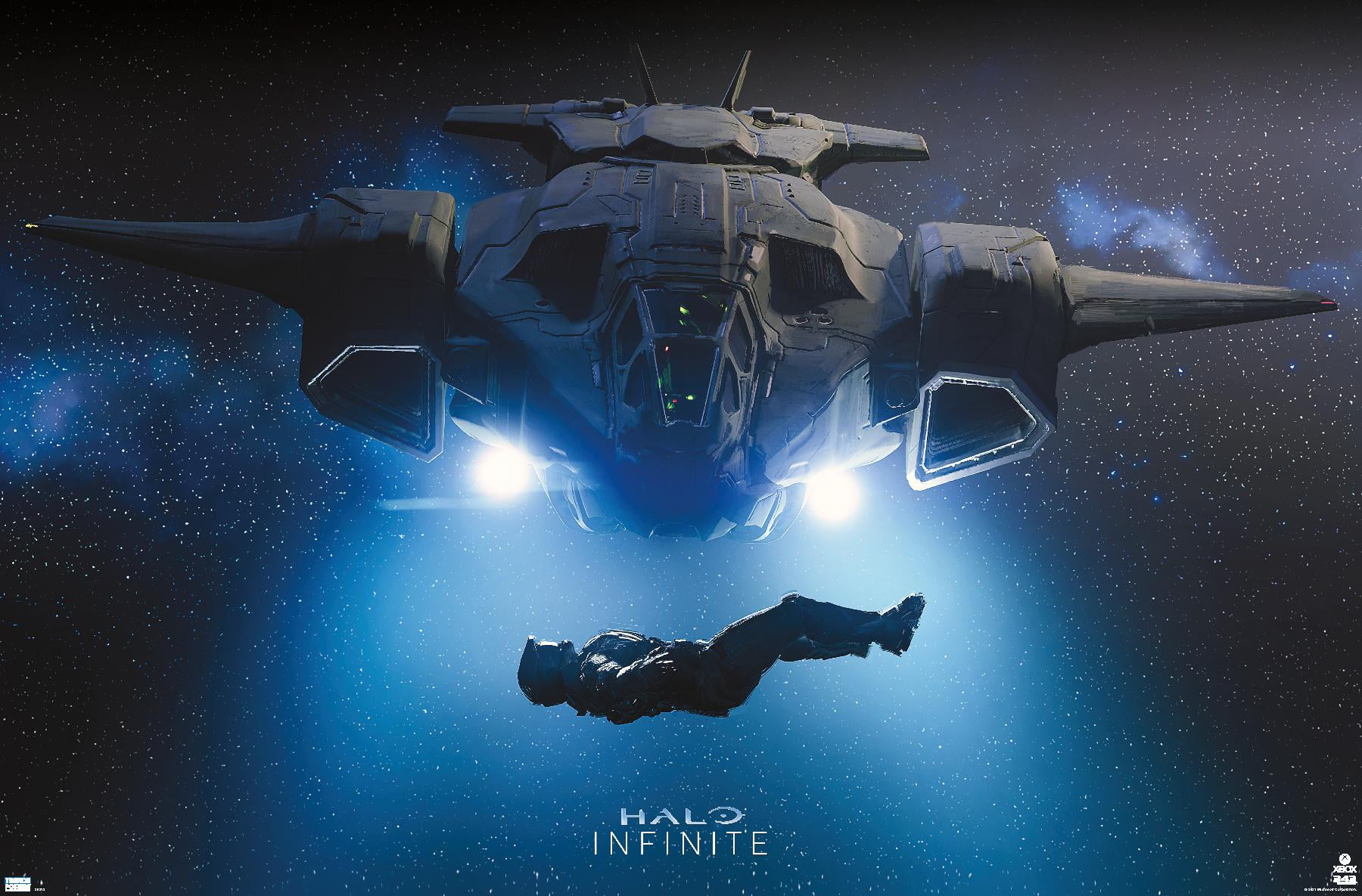 Halo Infinite Chief in Space Wall Poster, 22.375 x 34