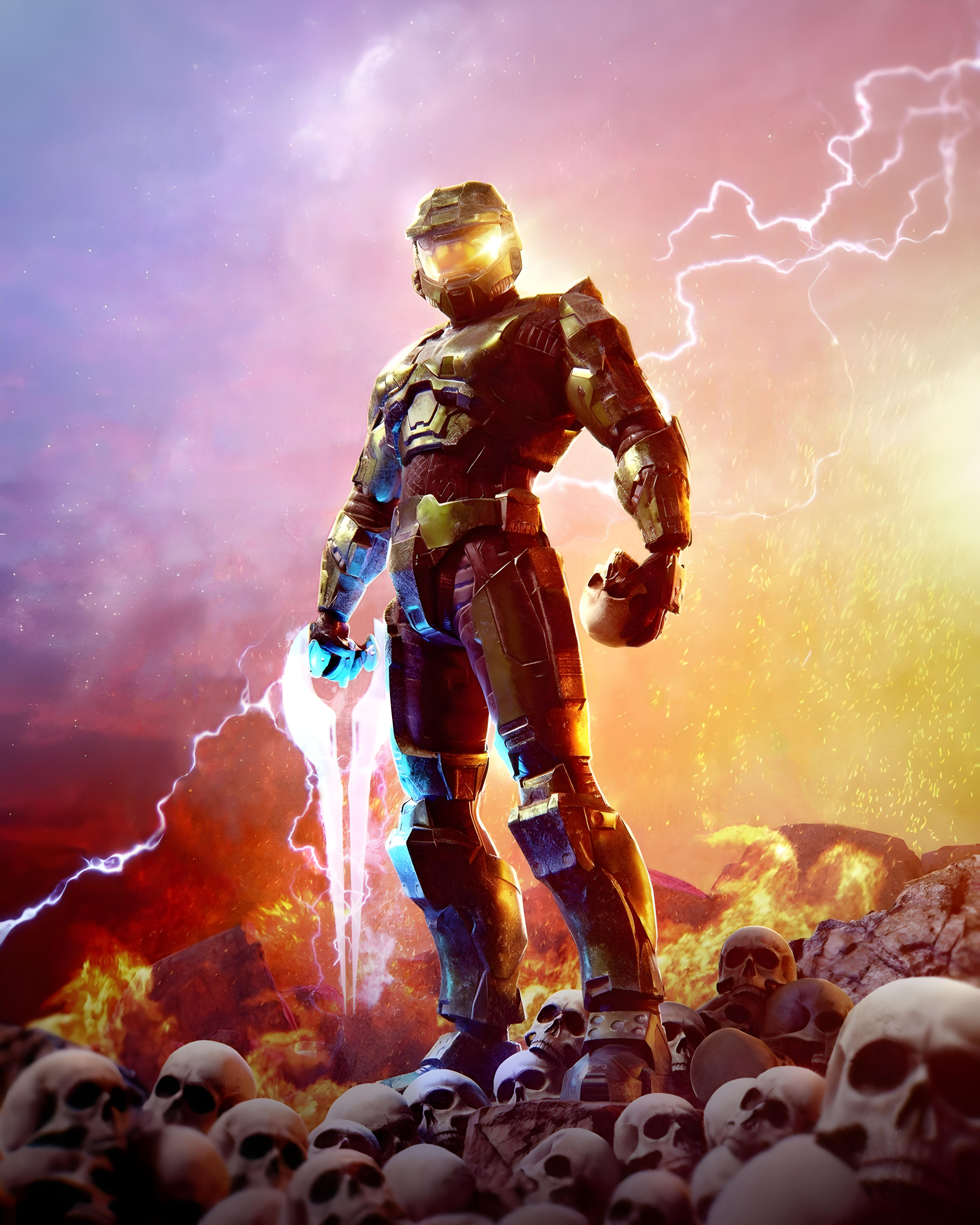 HALO Legendary Skull Poster [4320x5400]