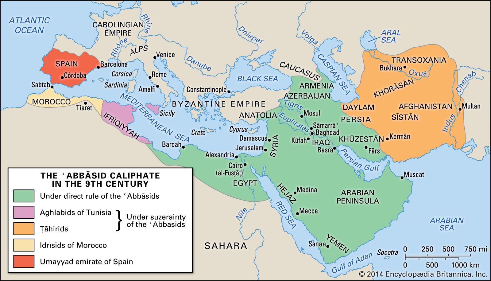 Abbasid caliphate. Achievements, Capital, & Facts