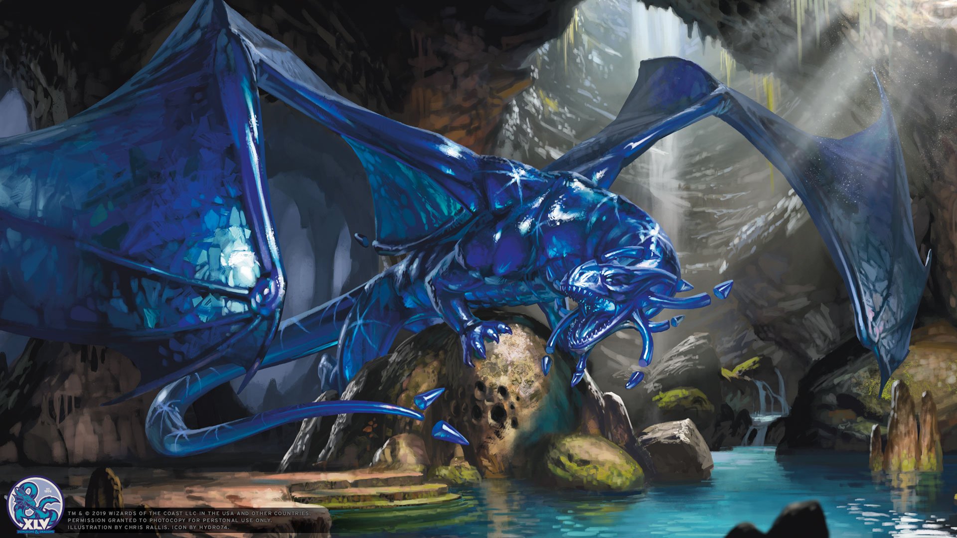 Dungeons & Dragons 45 years of #DnD! TOMORROW 11 AM PT, our limited edition D&D sapphire anniversary collector's dice set launches on our website:. Go to the page