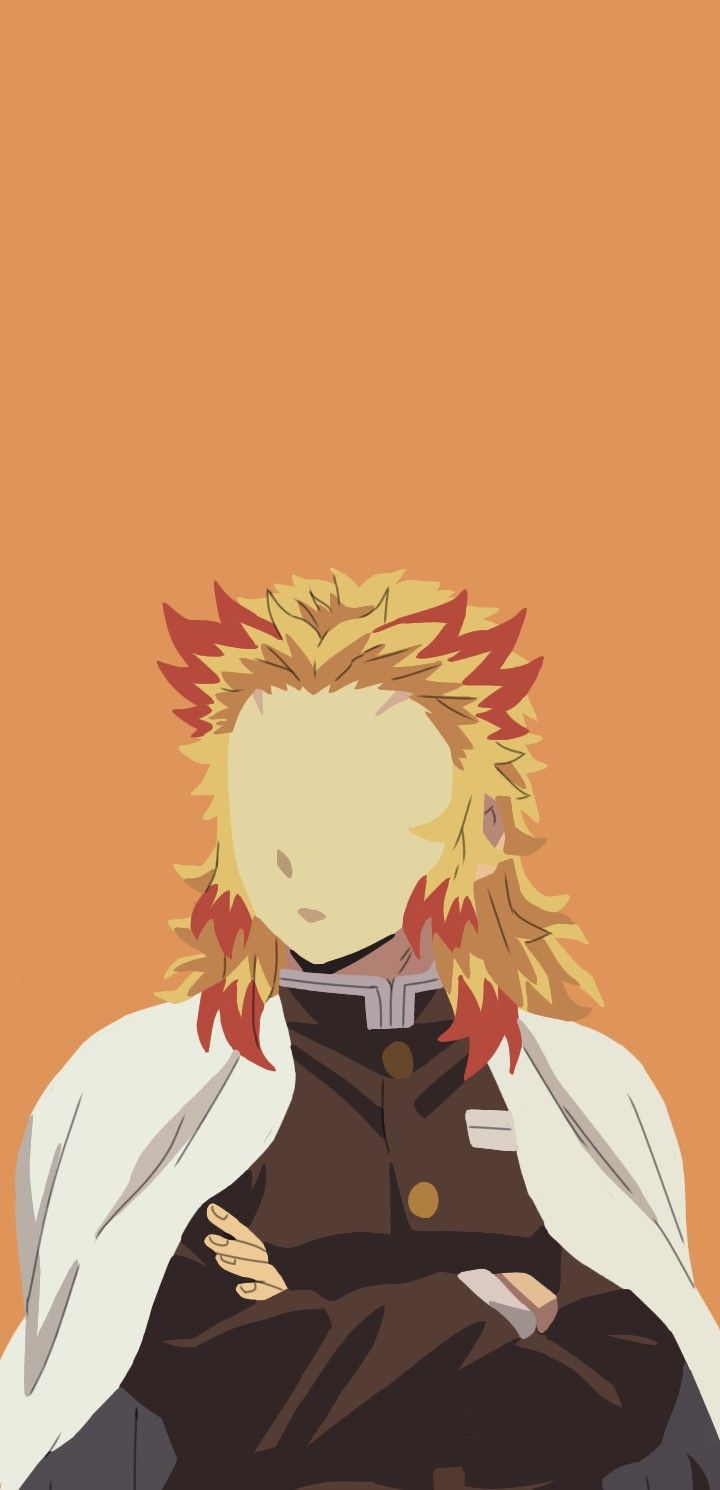 Rengoku Kyoujurou Minimalist Wallpaper