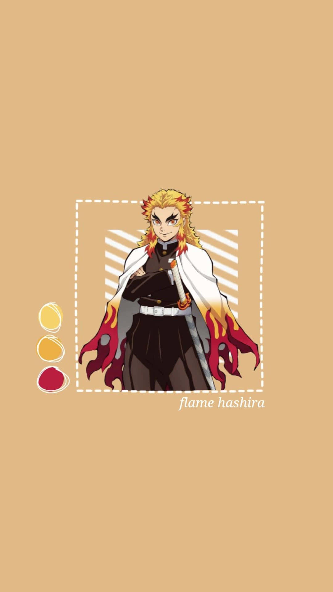 Download Rengoku Minimalist Android Wallpaper Wallpaper