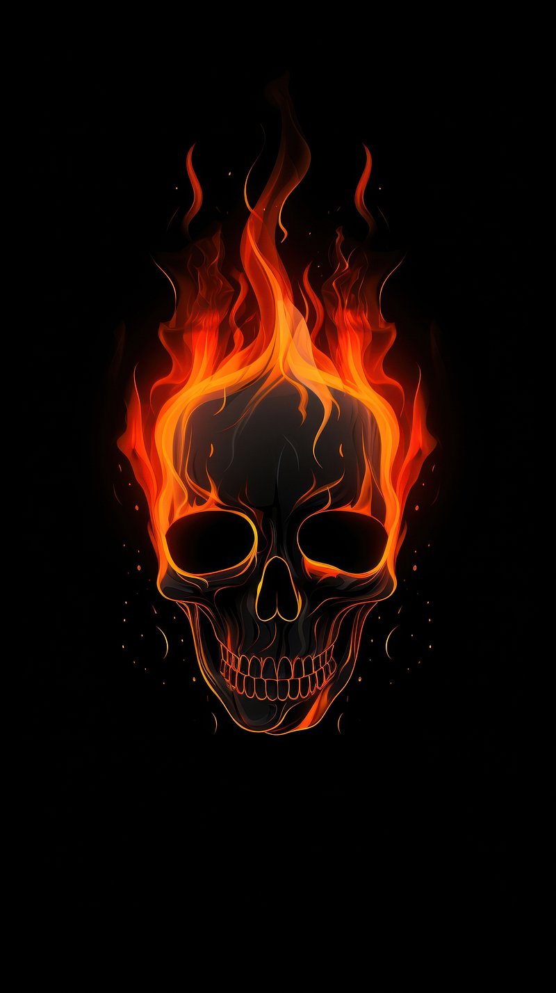 iPhone Skull Wallpaper Dark Image Wallpaper