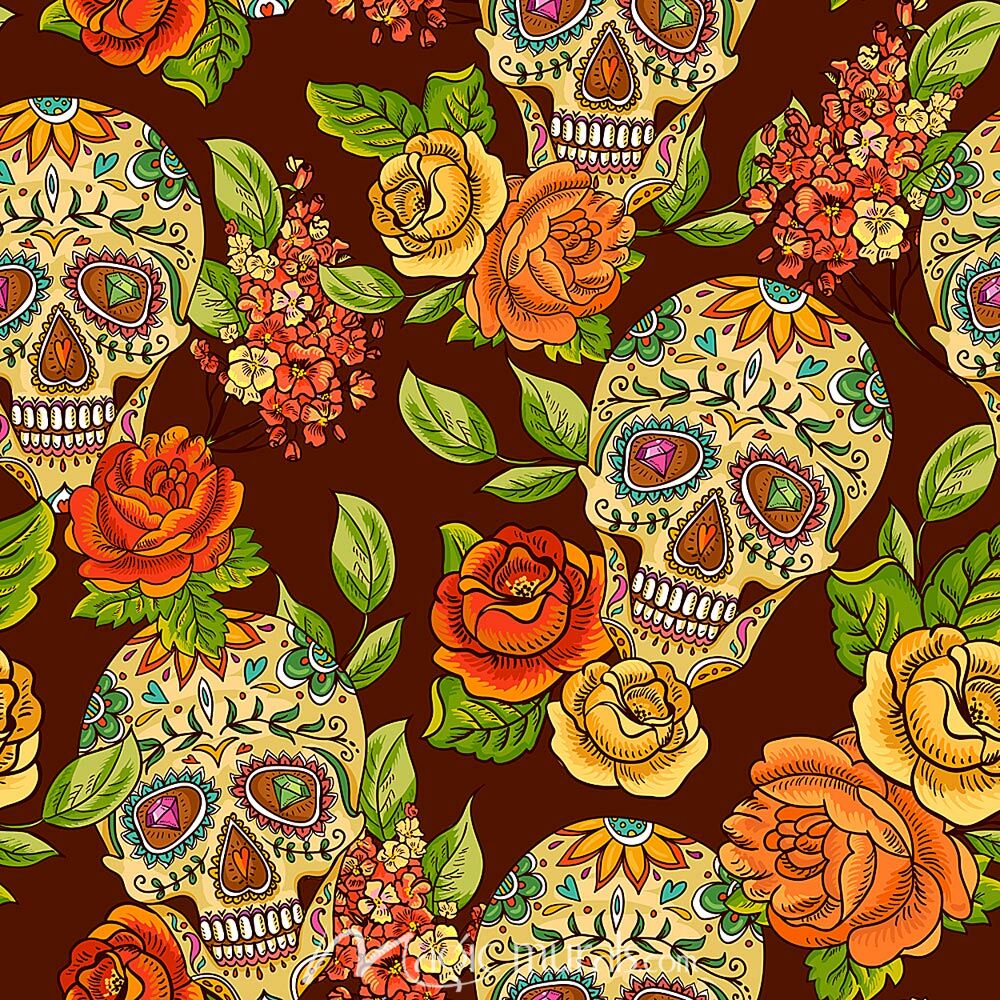 Sugar Skulls Wallpaper