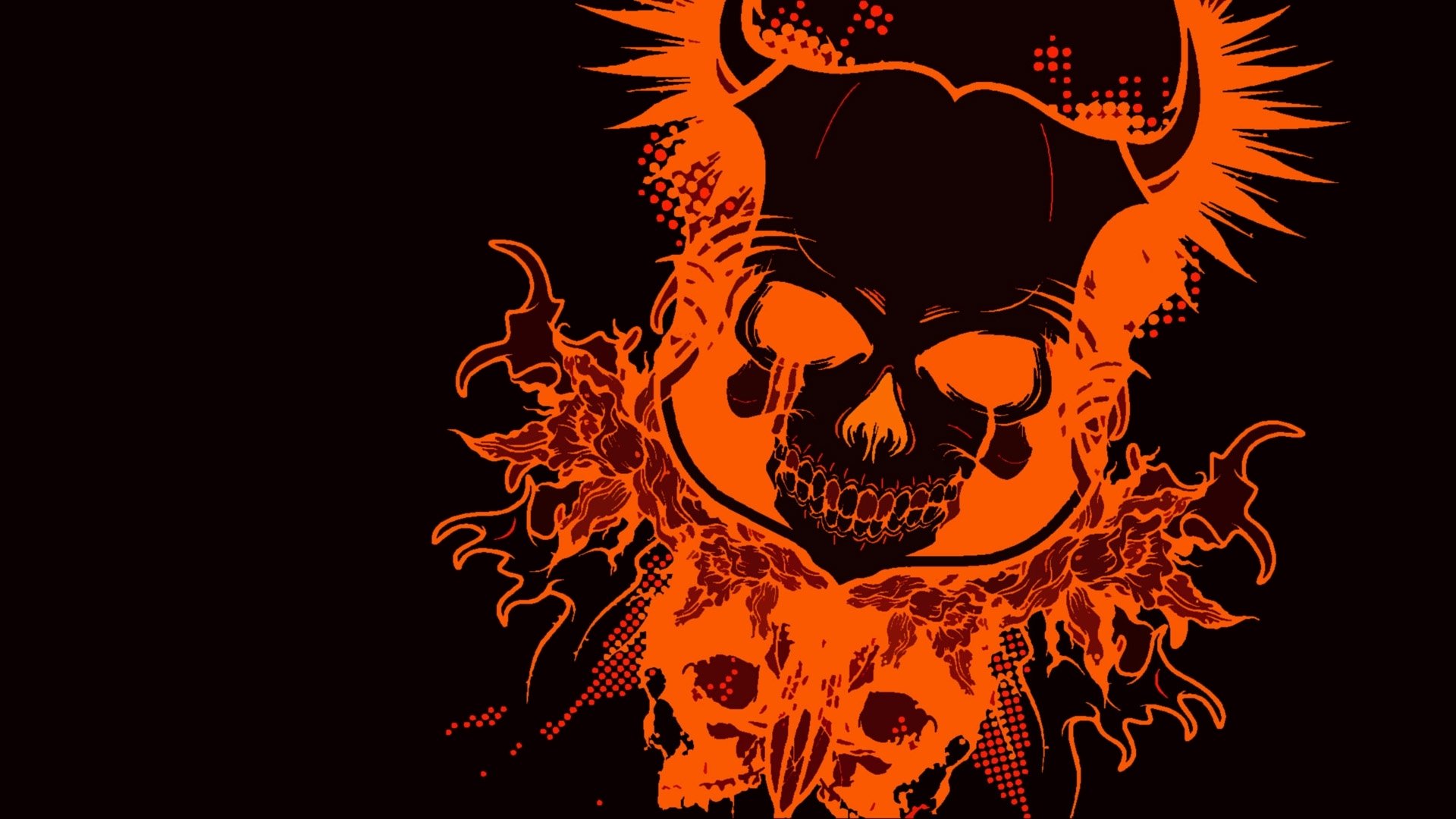 Download Dark Skull HD Wallpaper