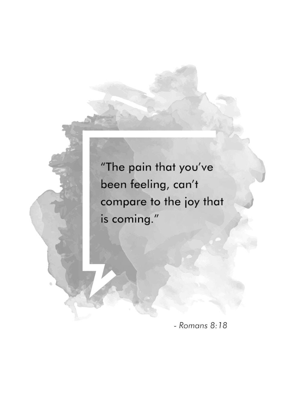 Bible Verse Romans 8:18 Art Print