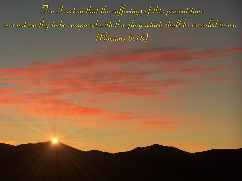 Romans 8:18 Wallpaper background. Romans 8:18 c