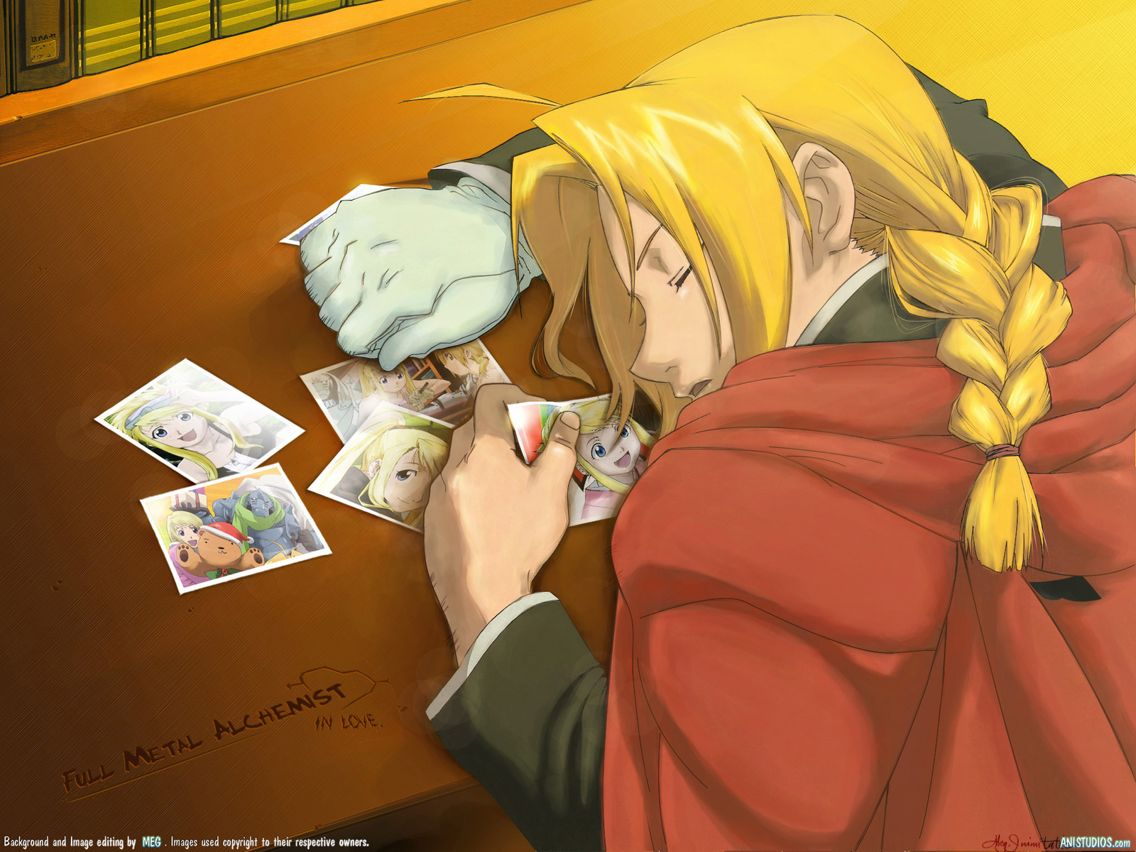 Edward Elric HD Wallpaper Moment from Fullmetal Alchemist