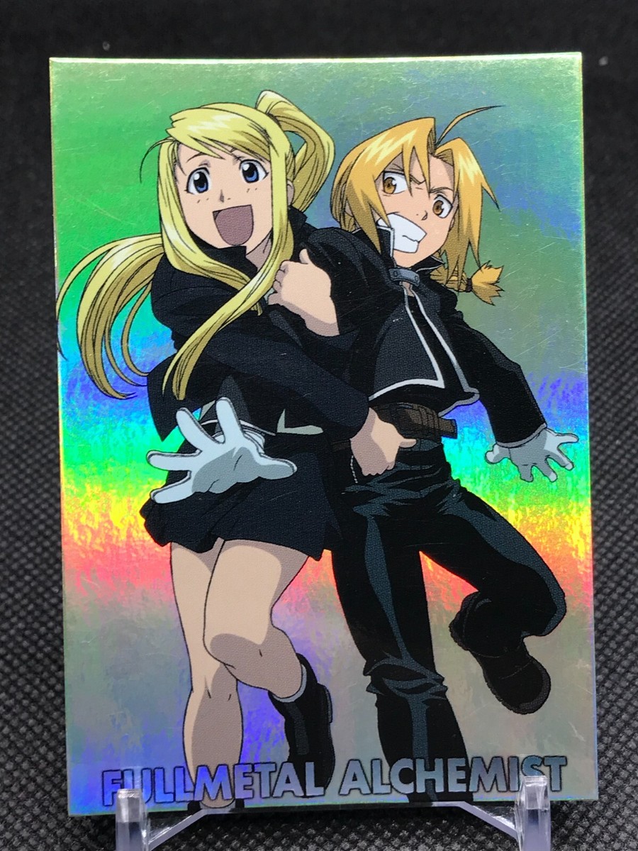 Edward Elric Winry Fullmetal Alchemist Card Square Enix BANDAI 2004 TCG No.SP8
