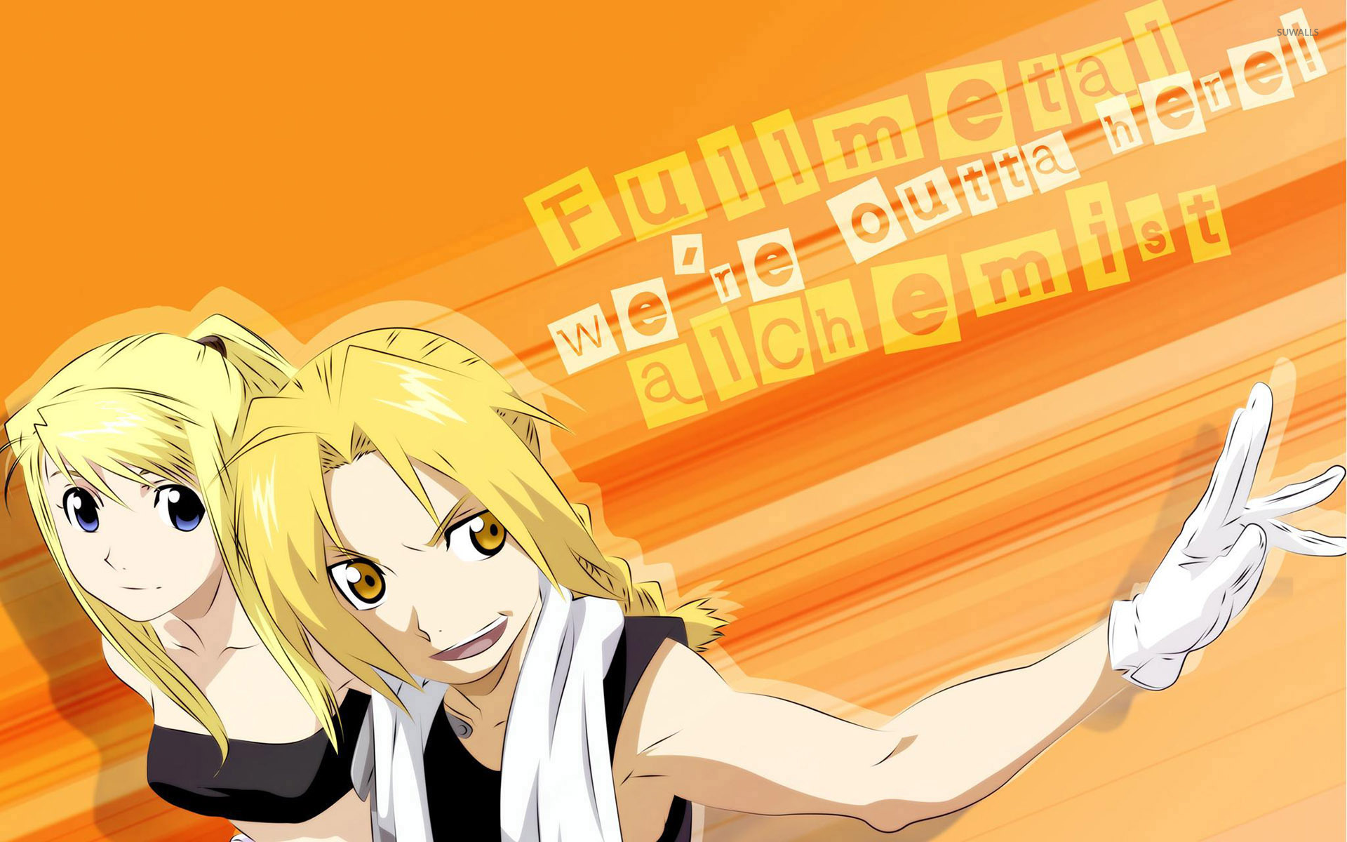 Edward Elric and Winry Rockbell Alchemist wallpaper wallpaper