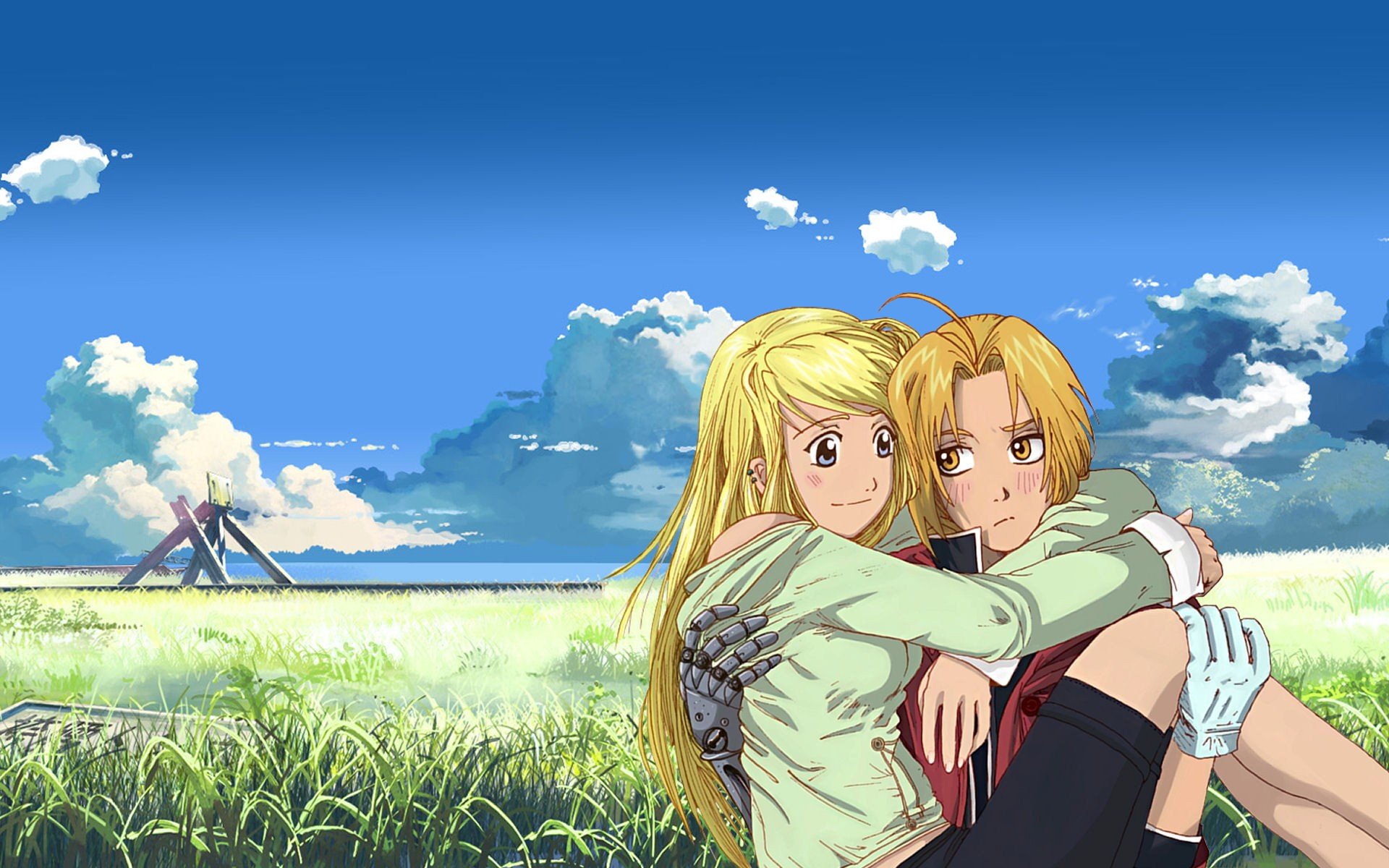 Elric Edward, Full Metal Alchemist, Rockbell Winry HD Wallpaper / Desktop and Mobile Image & Photo