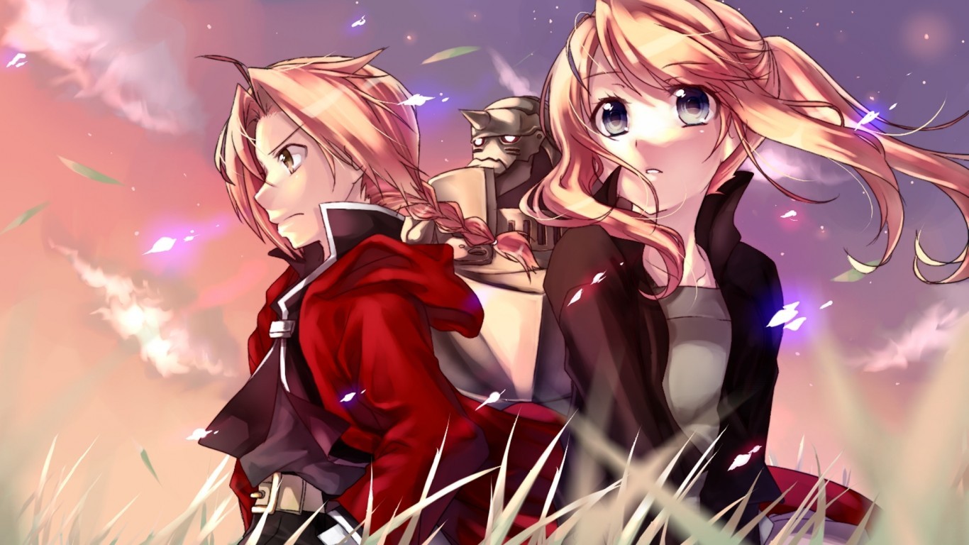 Winry Rockbell, Edward Elric, Couple, Scenic, Fullmetal Metal Alchemist Brotherhood Wallpaper & Background Download