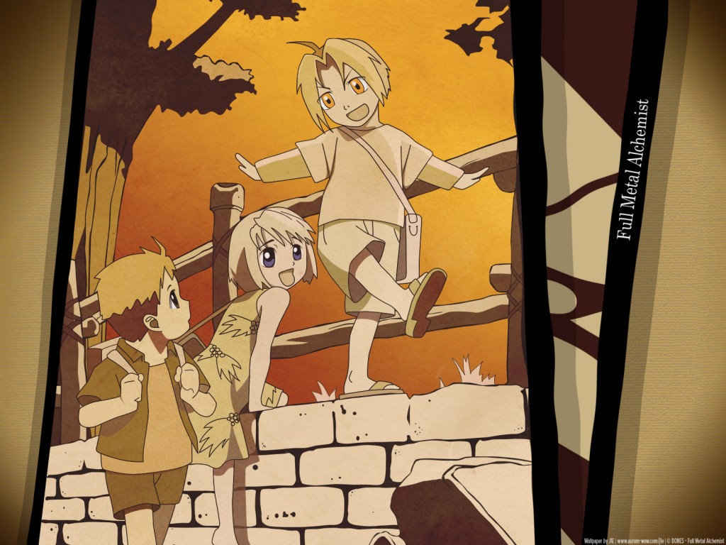 Is This Your First Heart Edward Winry Alphonse Wallpaper & Background Download