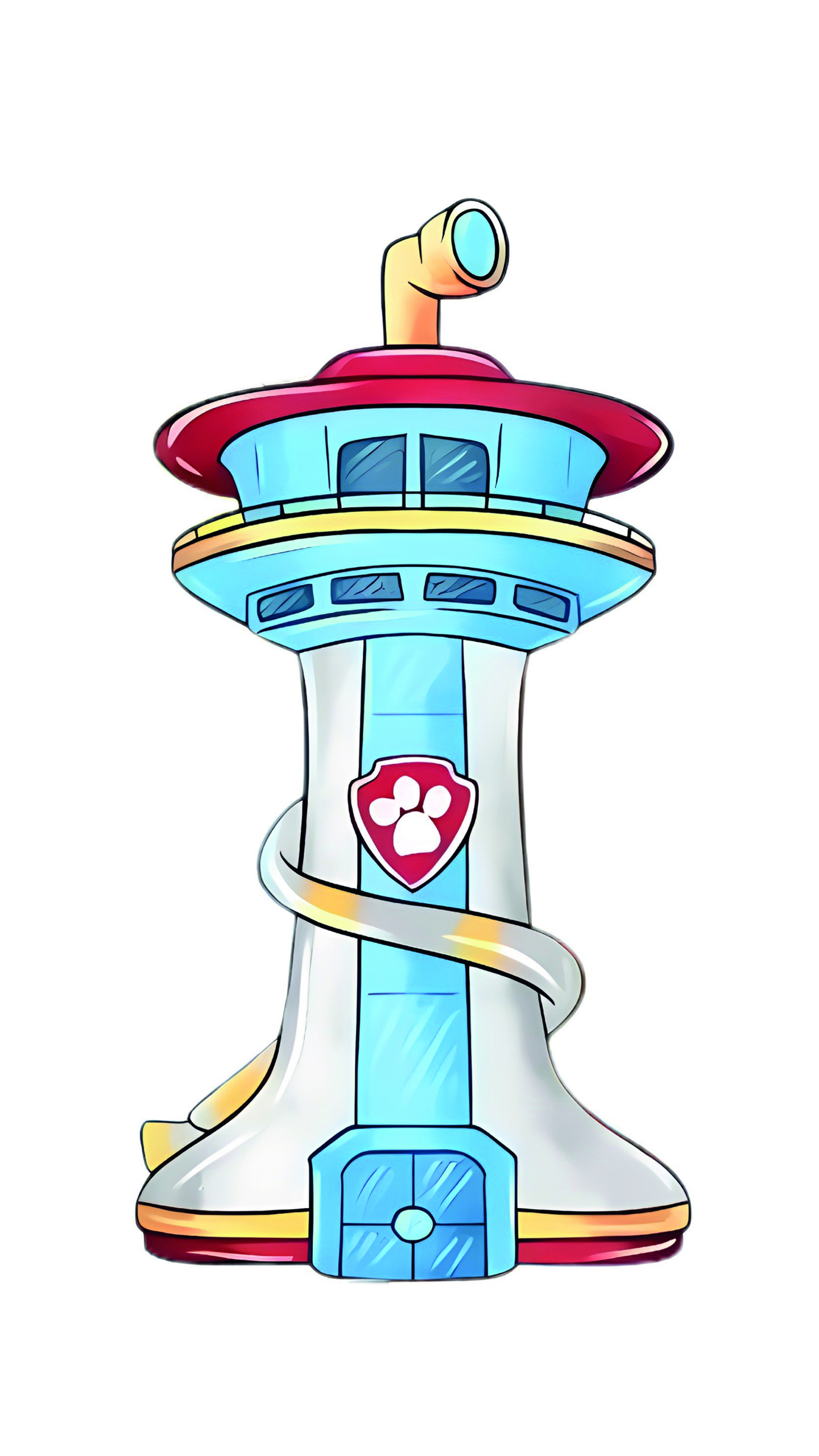 Paw Patrol Tower cardboard Cutout