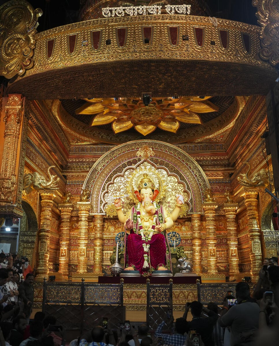 Lalbaugcha Raja 2025 first look sets the tone for Ganeshotsav in Mumbai