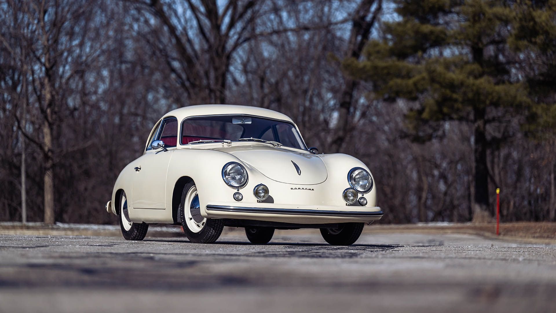 Porsche 356 'Pre A' Coupe. The Amelia Auction 2023. Classic Car Auctions. Broad Arrow Auctions. A Hagerty Company